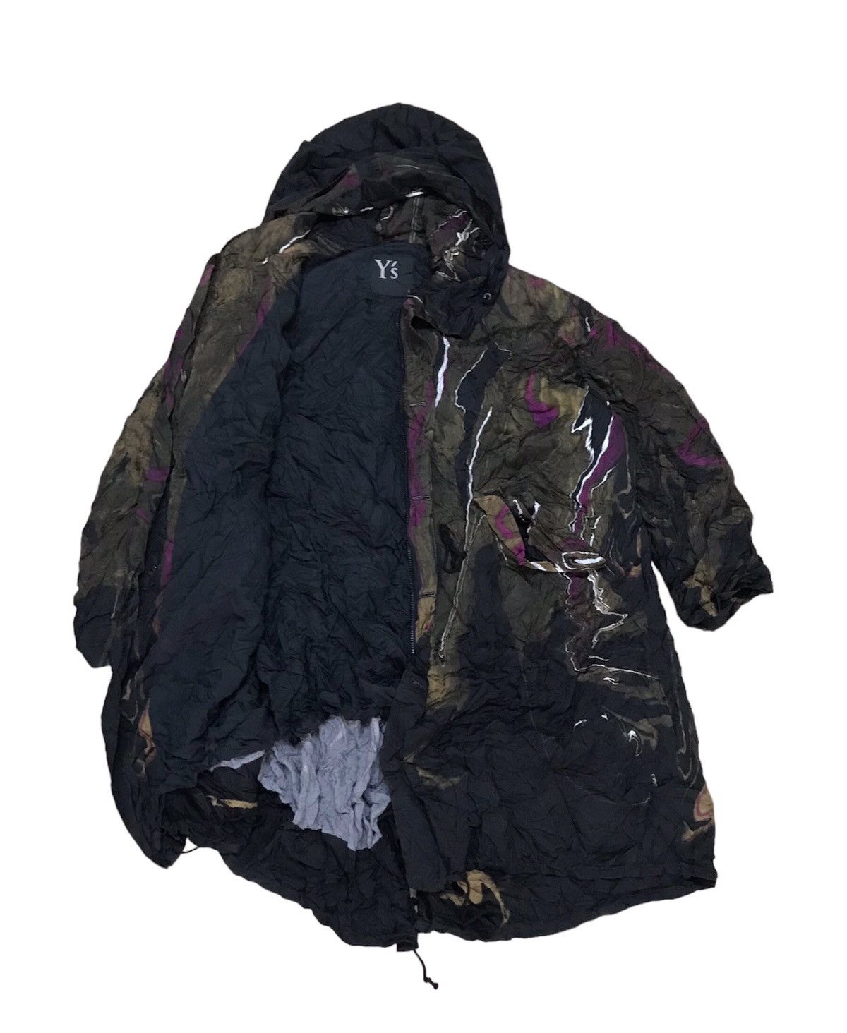 Japanese Brand × Y's × Yohji Yamamoto Y's Yohji Yamamoto Suminagashi Marble Pattern Light Jacket Size US M / EU 48-50 / 2 - 2 Thumbnail