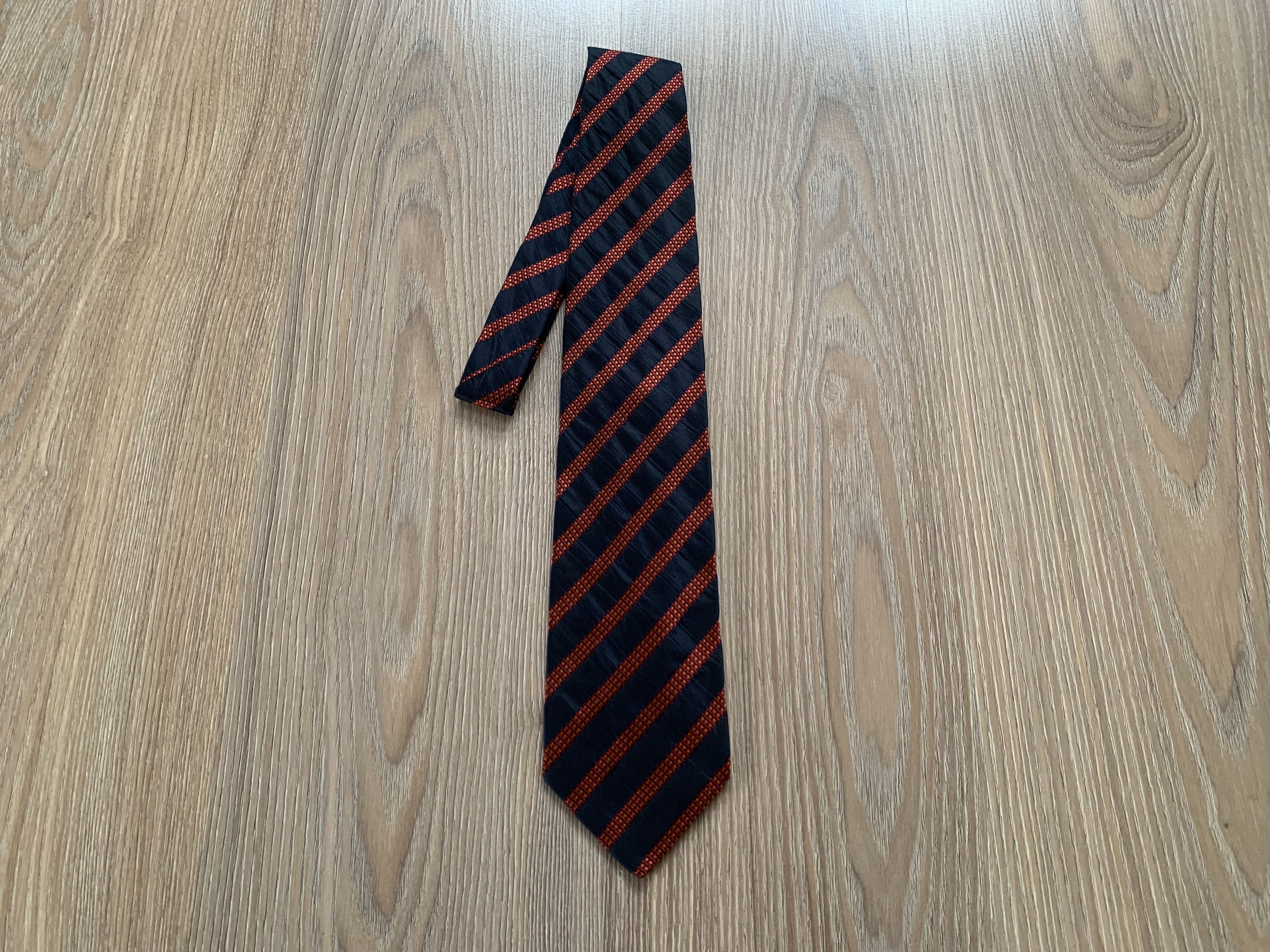 Bally Vintage Bally Italian Stripe Patterned Neck Tie Size ONE SIZE - 2 Thumbnail