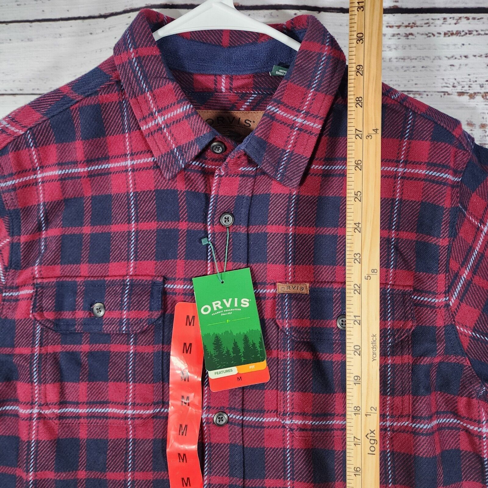 Orvis Orvis Heavy Weight Flannel Mens Sz M Plaid Shirt Jacket NWT Size US M / EU 48-50 / 2 - 10 Thumbnail