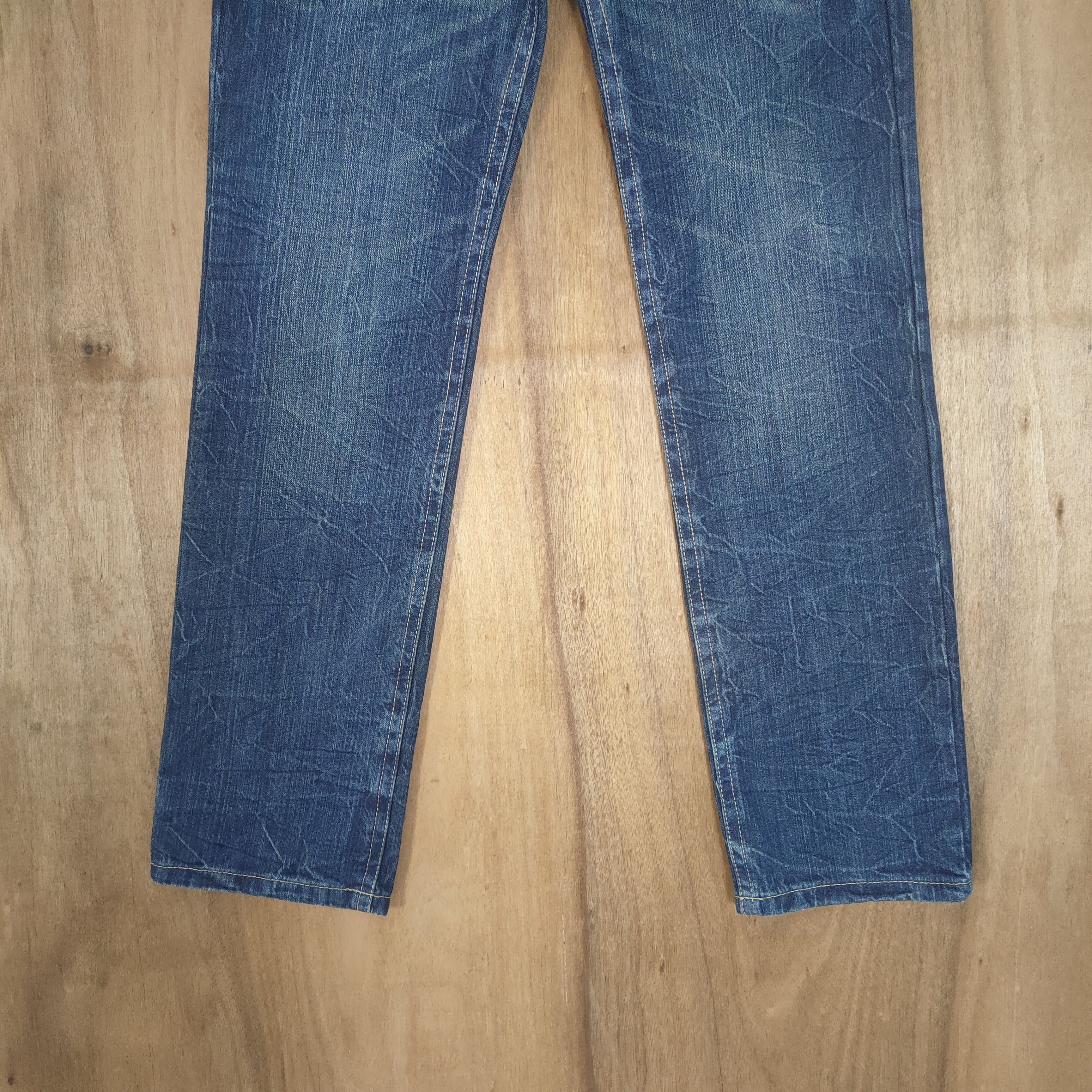 Japanese Brand JAPANESE BRAND DOUBLE WAIST JEAN DENIM CARGO PANTS Size US 31 - 3 Thumbnail