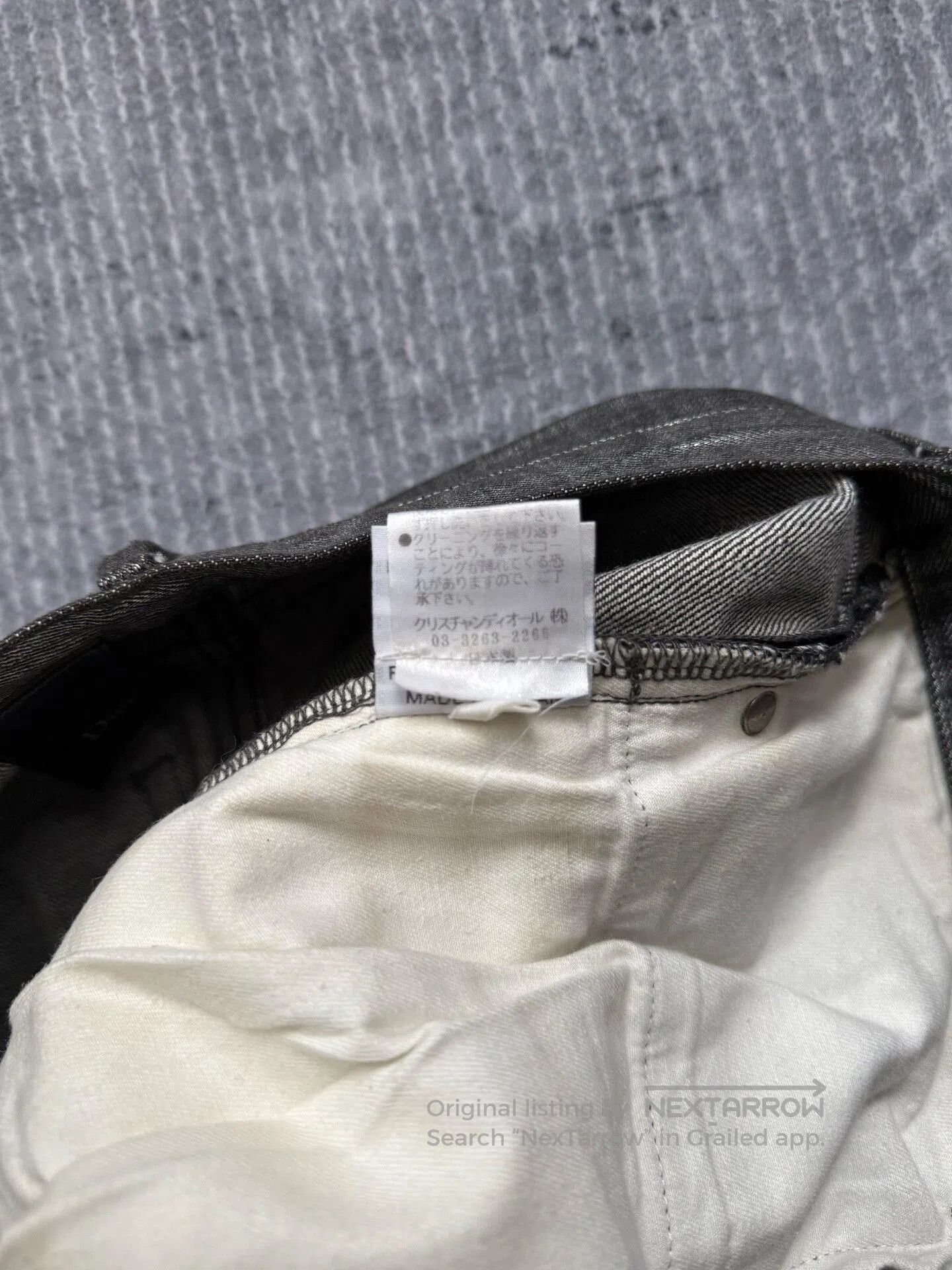 Kris Van Assche Dior Homme 08SS Silver Coated Jeans. Size US 27 - 3 Thumbnail