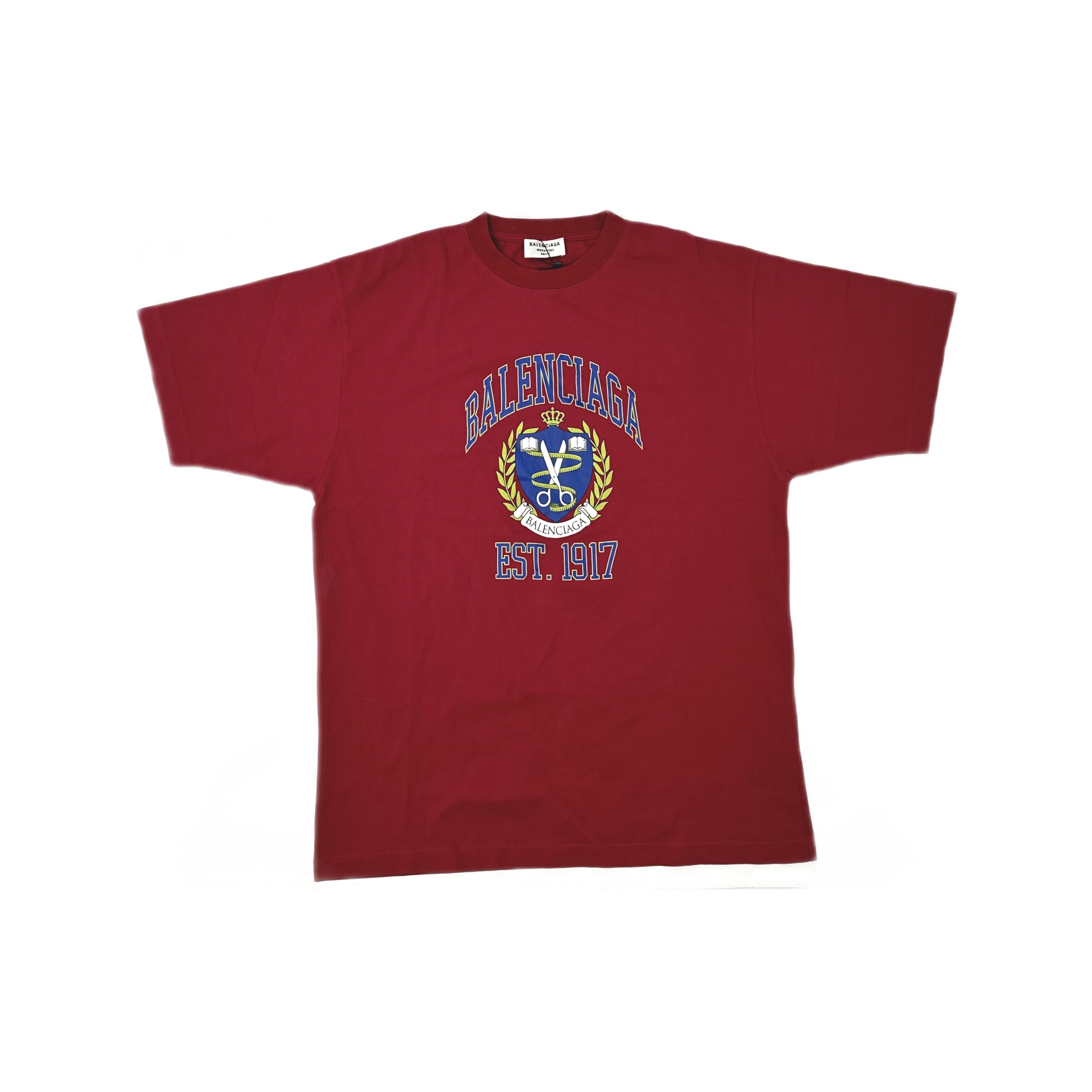 Balenciaga Balenciaga Crest Logo T-Shirt Size M Size US M / EU 48-50 / 2 - 1 Thumbnail