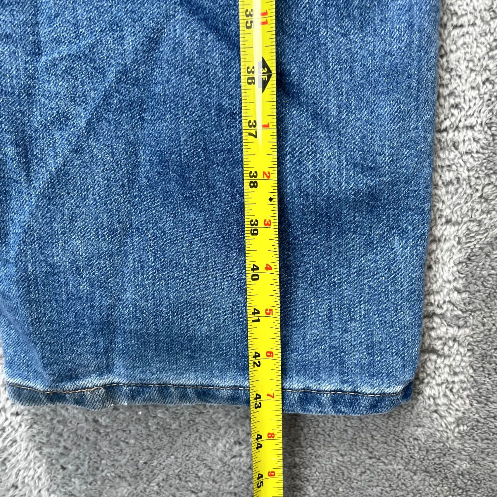 Wrangler VINTAGE Wrangler Jeans Mens 54x28 Blue Cowboy Cut Stretch Flex Straight Denim Work Ranch Jeans Mens 54 Blue Cowboy Western 54x28 Big & Tall Mens Size US 38 / EU 54 - 6 Thumbnail
