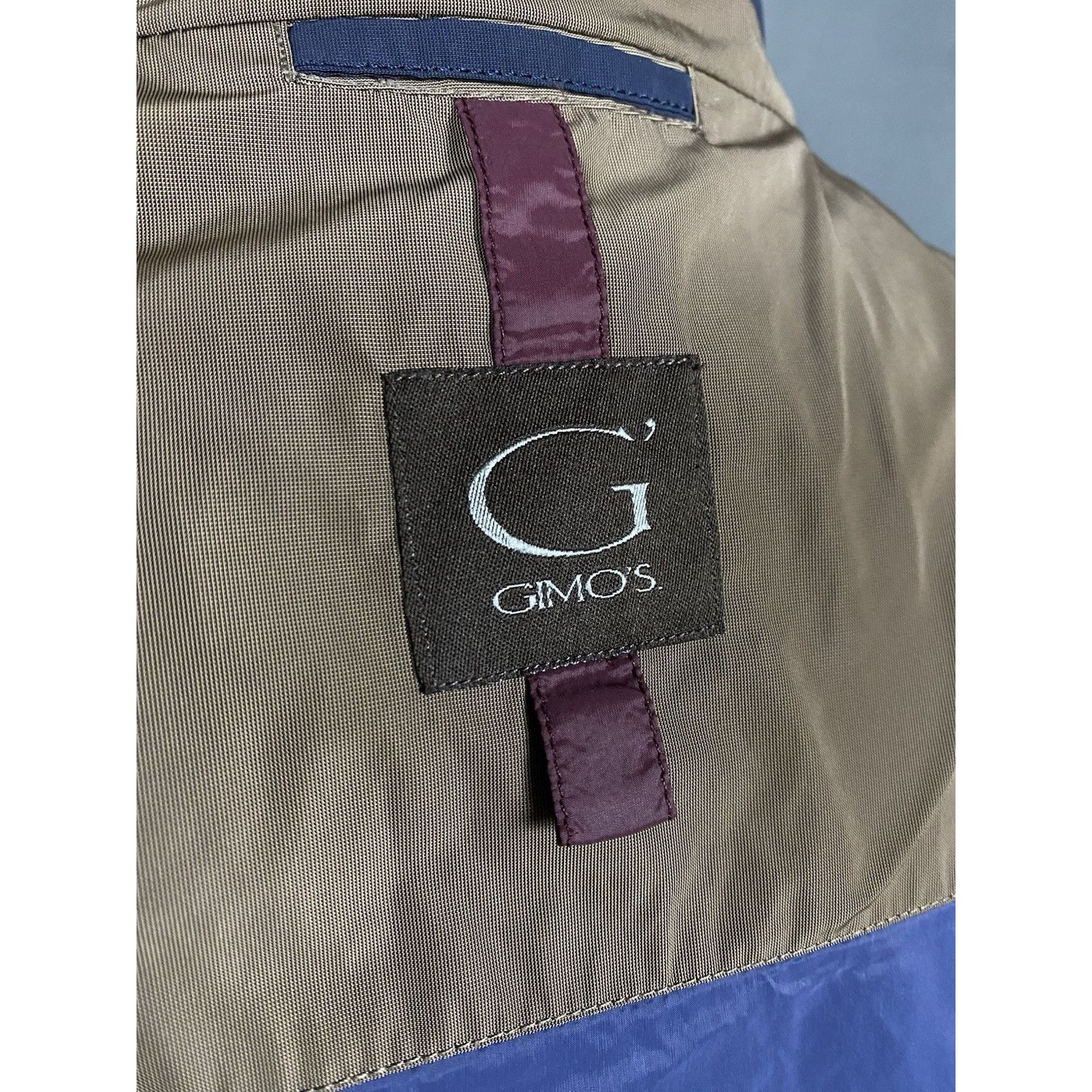 Gimo's Gimo's Men's Blue Lightweight utility Sportcoat Nylon Jacket Size US M / EU 48-50 / 2 - 10 Thumbnail
