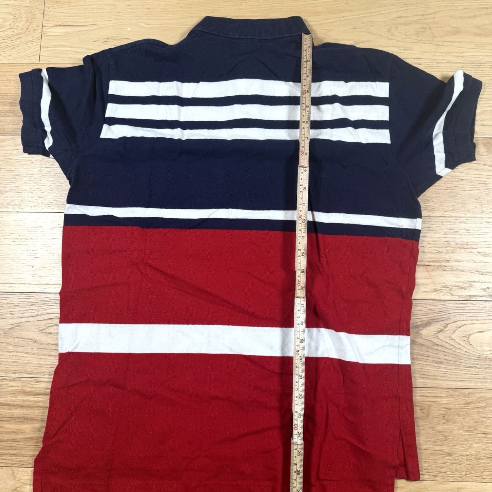 Ralph Lauren VINTAGE Polo Ralph Lauren Polo Shirt Mens L Black Stripe Bear 90’s Bear Theme Green Striped Block Polo Bear 90s Mens L Size US L / EU 52-54 / 3 - 7 Thumbnail