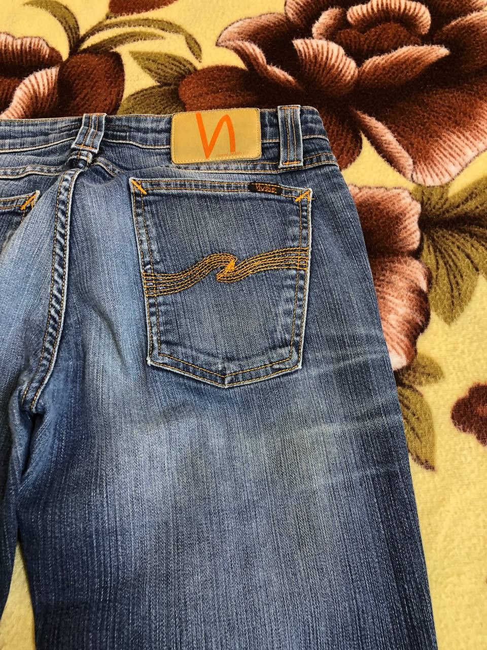 Nudie Jeans Nudie Tube Kelly Stretch Fit Straight Leg Faded flared jeans Size 28" / US 6 / IT 42 - 5 Thumbnail