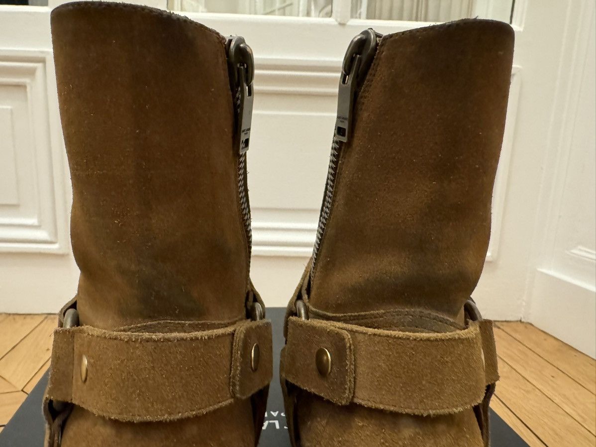 Hedi Slimane × Saint Laurent Paris Saint Laurent Wyatt Harness Boots in Ochre Size US 8.5 / EU 41-42 - 4 Thumbnail
