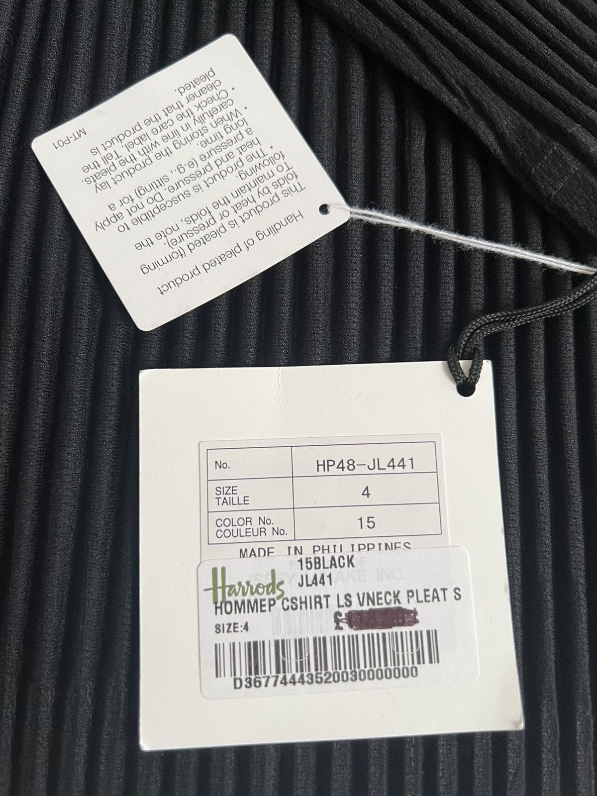Issey Miyake HOMME PLISSÉ ISSEY MIYAKE Jacket Black Pleated 4 X- Large Size US XL / EU 56 / 4 - 7 Thumbnail