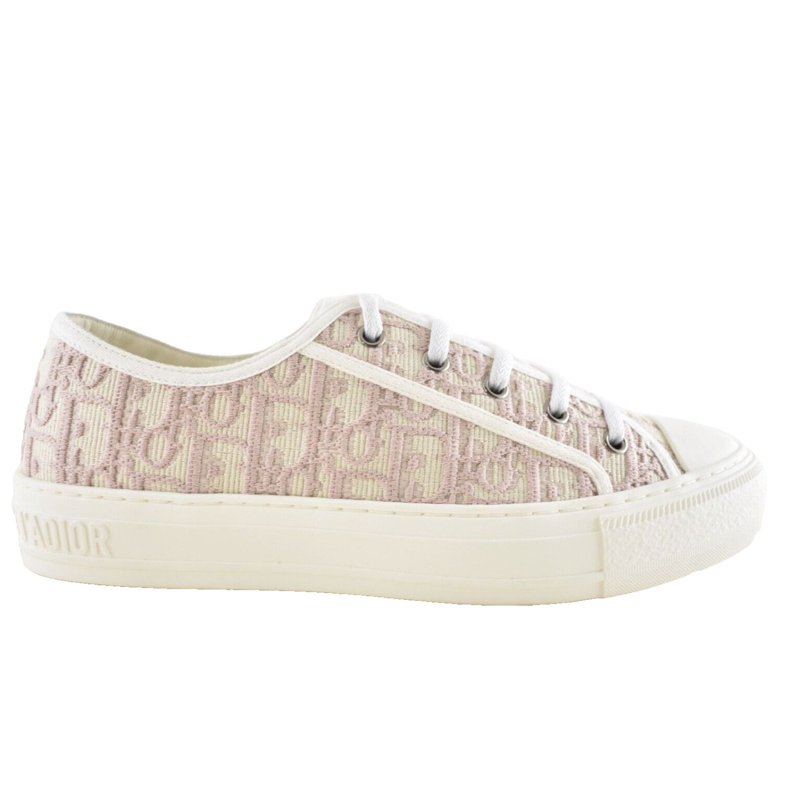 Dior Dior Walk'N'Dior Powder Nude Flat Low Top Trainer Sneaker 40 Size US 10 / IT 40 - 1 Thumbnail