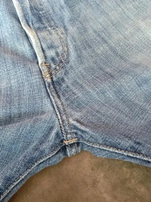 Levi's Vintage Levis 501 Washed Straight Leg Distressed Jeans 34x32 Size US 34 / EU 50 - 9 Thumbnail