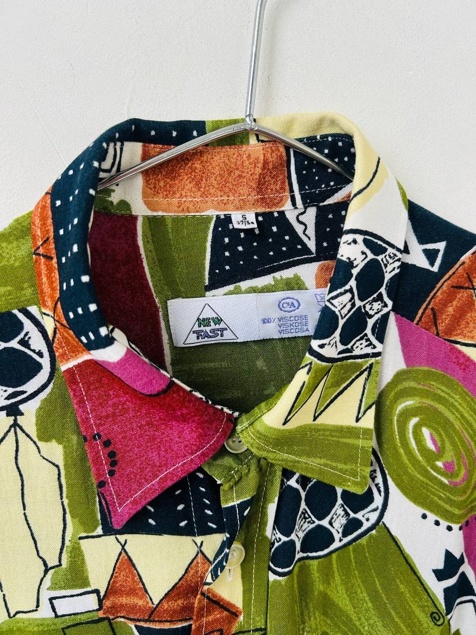 C&A New Fast VTG pattern shirt #1189 Size US L / EU 52-54 / 3 - 2 Thumbnail