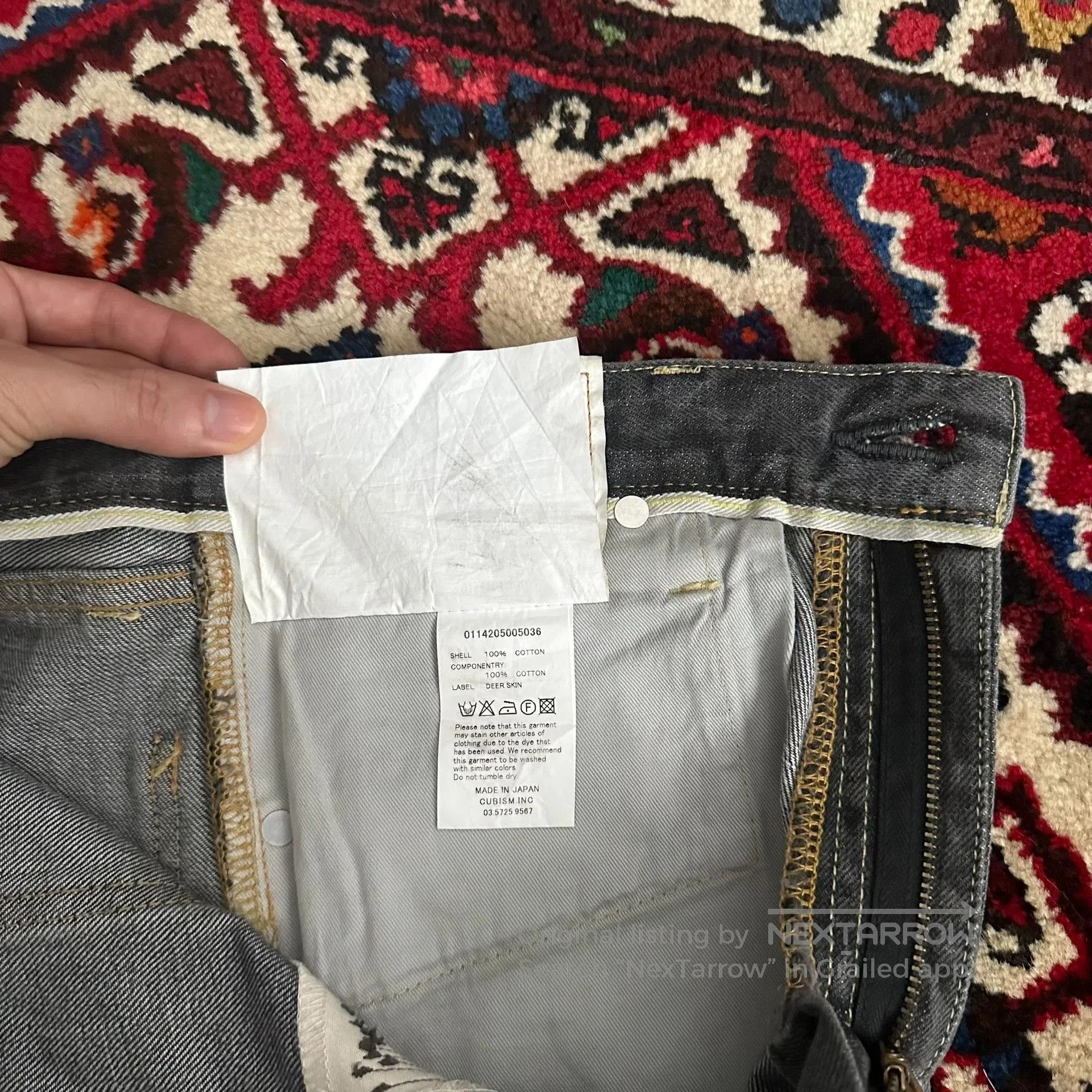 Visvim visvim 14aw 09d5 Black Washed Jeans W32L30. Size US 32 / EU 48 - 8 Thumbnail
