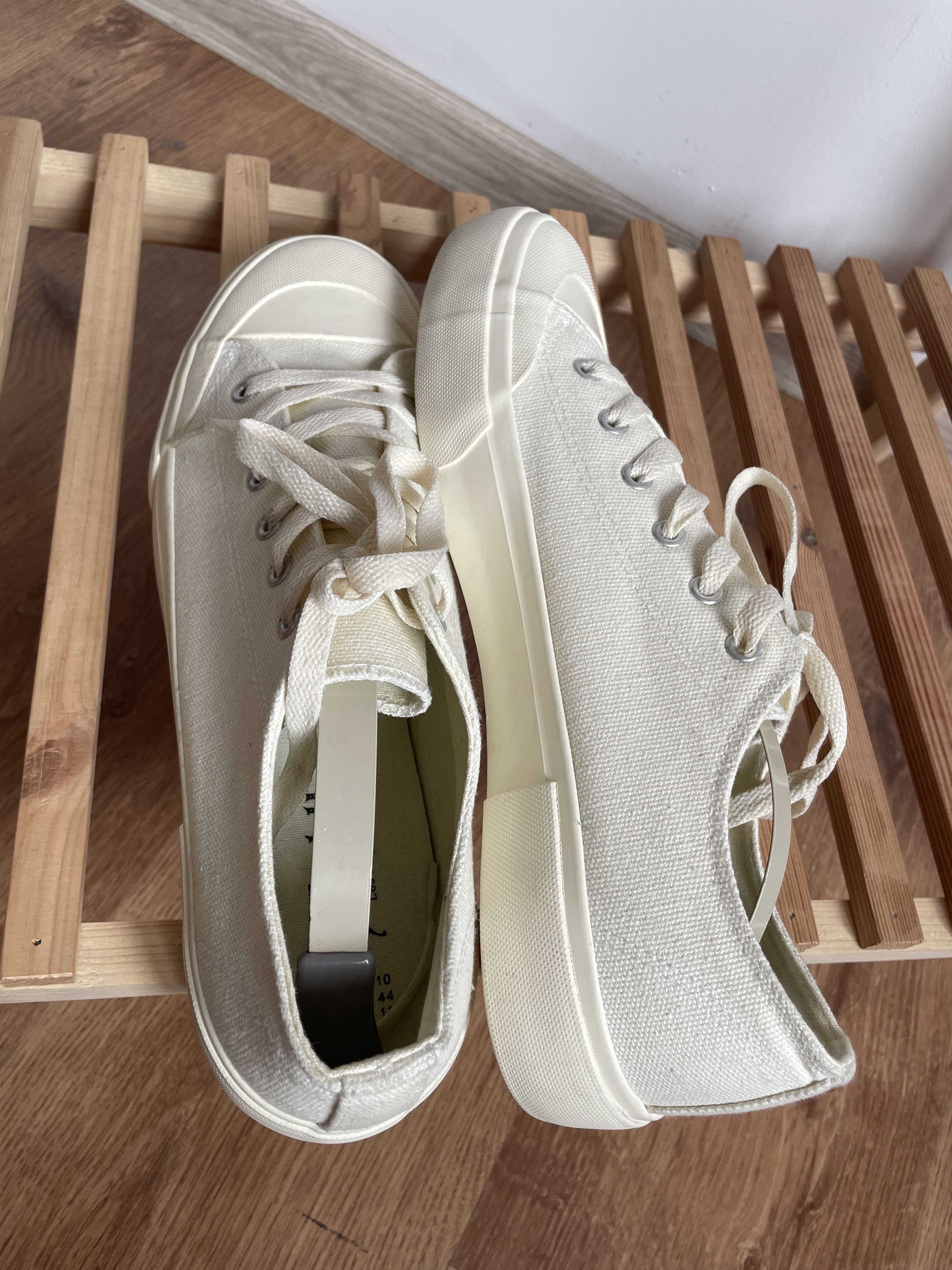 The Stronghold The Stronghold SS 22 White Canvas Trainers Size US 11 / EU 44 - 3 Thumbnail