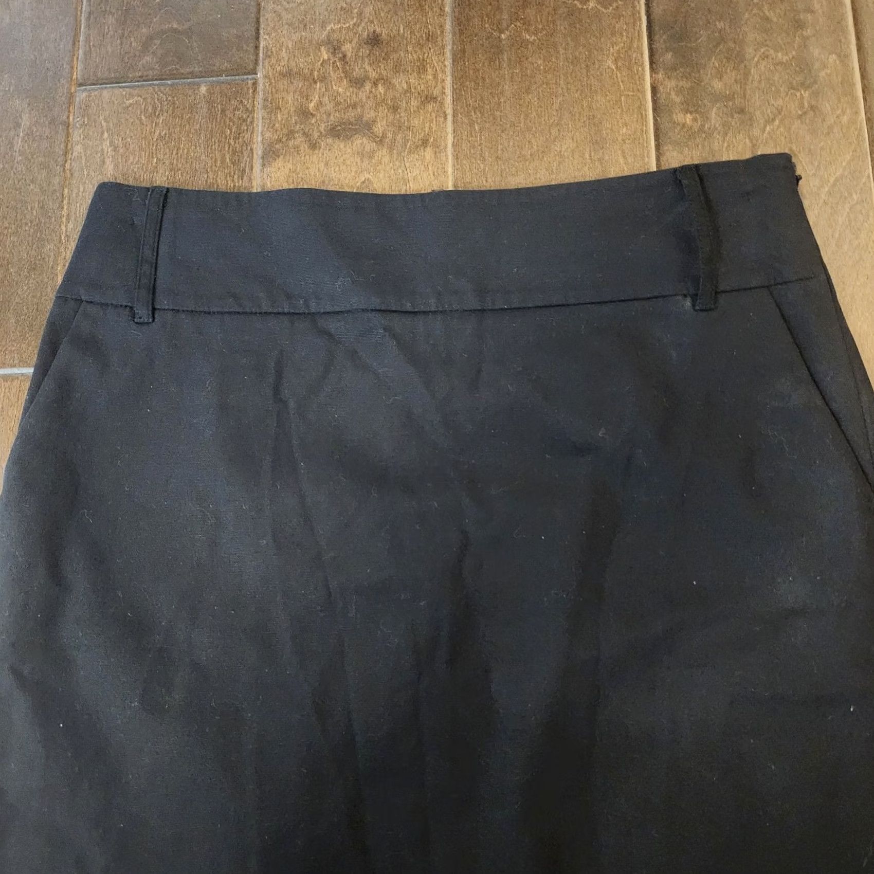 Vintage Apostrophe Stretch Black Pencil Skirt Womens Size 10 Size 32" / US 10 / IT 46 - 5 Thumbnail