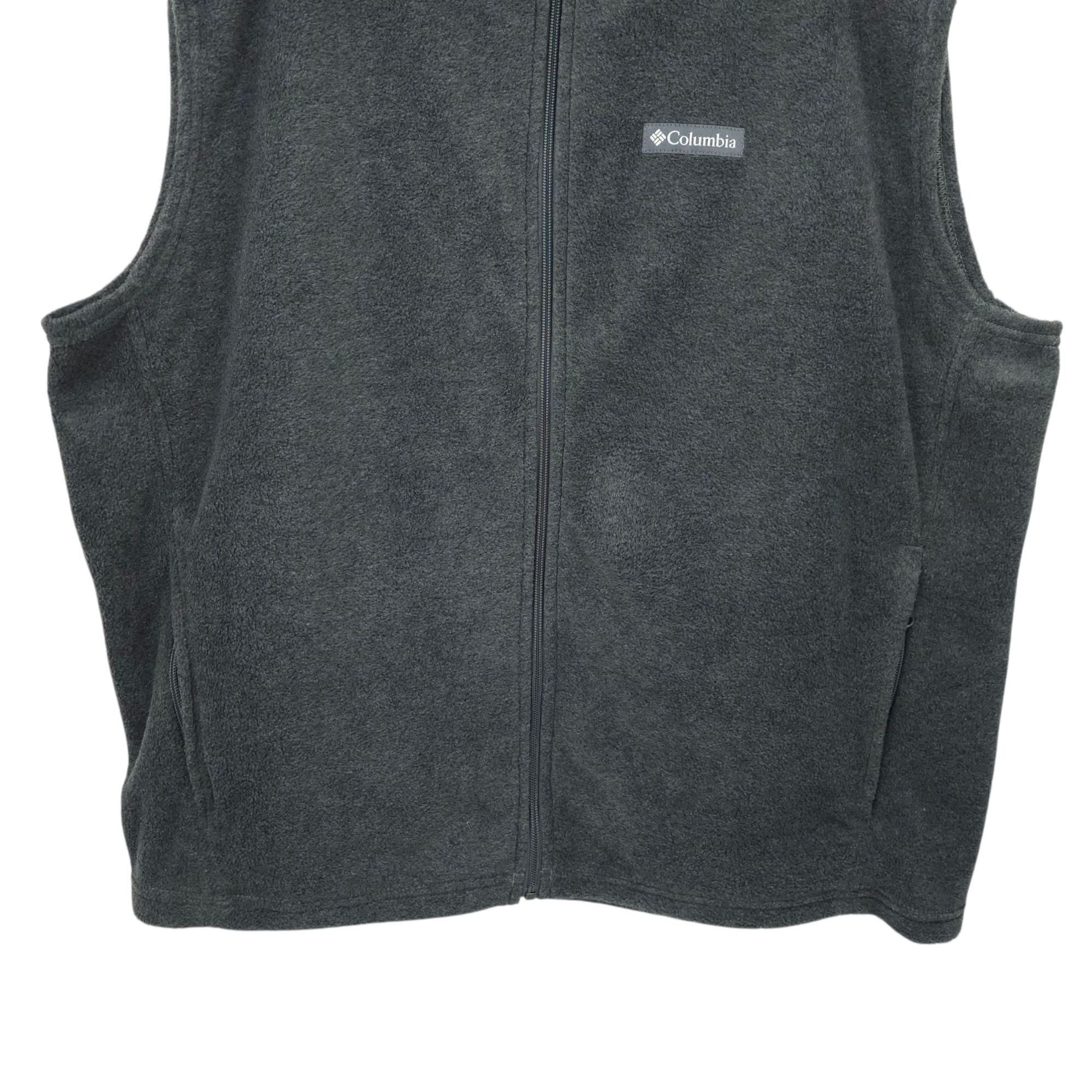 Columbia Columbia Fleece Full Zip Vest Mens XL High Neck Zip Pockets Size US XL / EU 56 / 4 - 10 Thumbnail