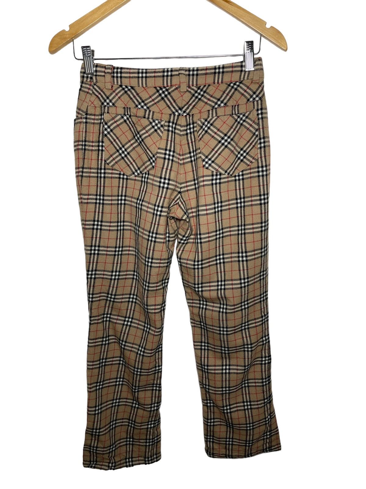 Burberry × Burberry Prorsum × Vintage Vintage Burberry Blue label nova check pants Size 26" / US 2 / IT 38 - 2 Thumbnail