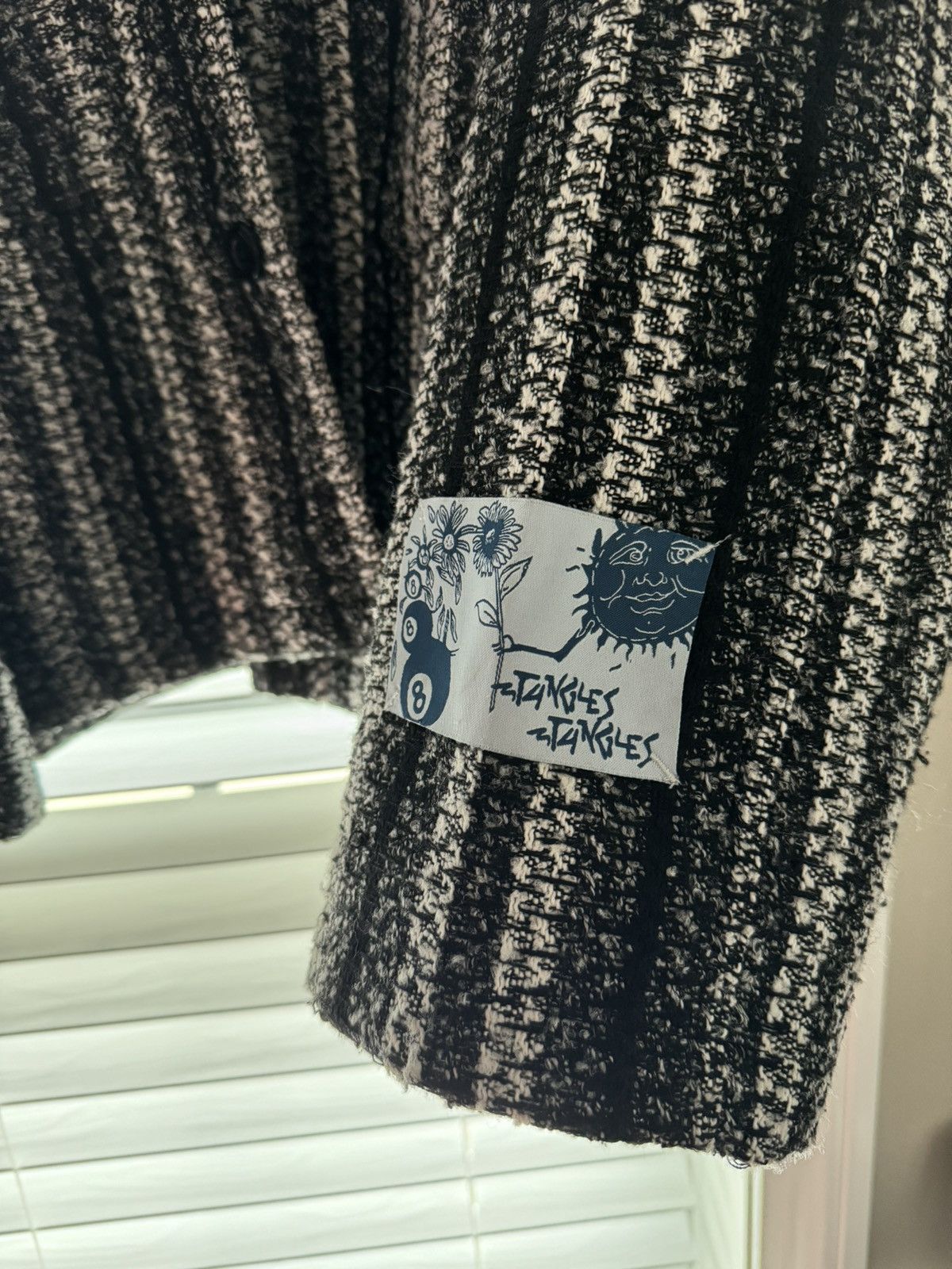 Jungles Jungles Bouclé Wool Stripe Jacket Size US XL / EU 56 / 4 - 3 Thumbnail