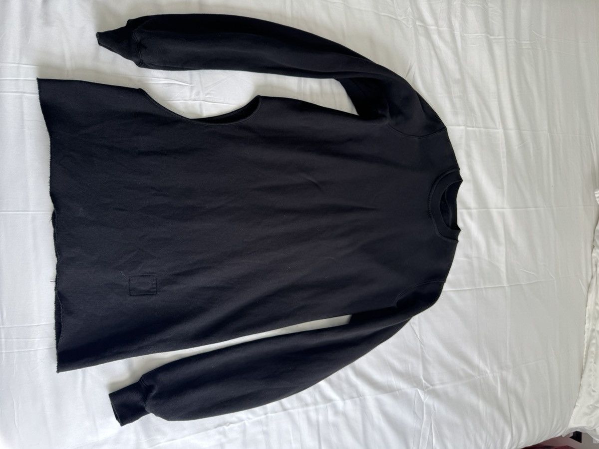 Rick Owens Drkshdw Long Sweatshirt with hole in the side Size US S / EU 44-46 / 1 - 1 Thumbnail