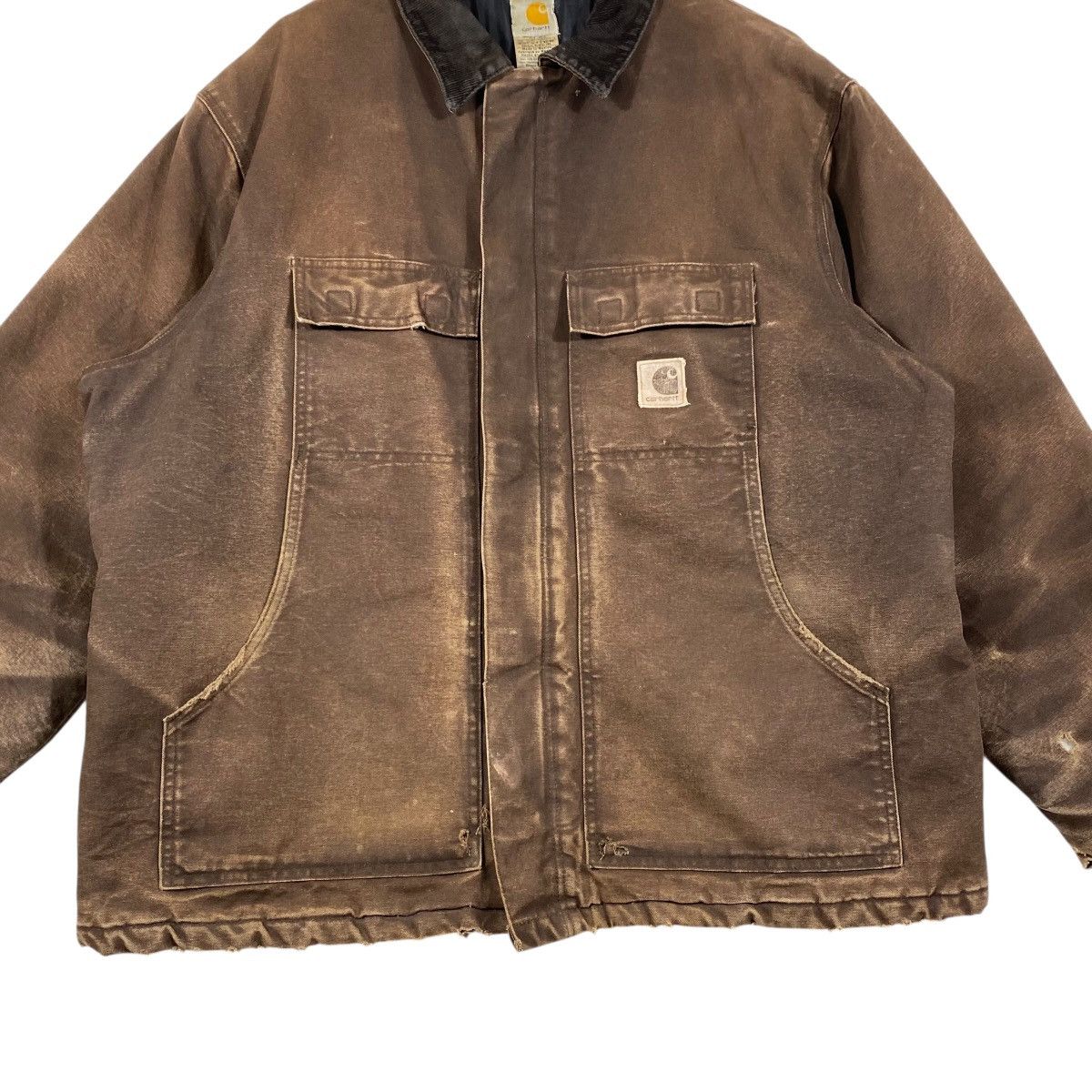 Carhartt Vintage Carhartt C26 DKB Mocha Dual Zip Quilted Workwear Size US XL / EU 56 / 4 - 6 Thumbnail