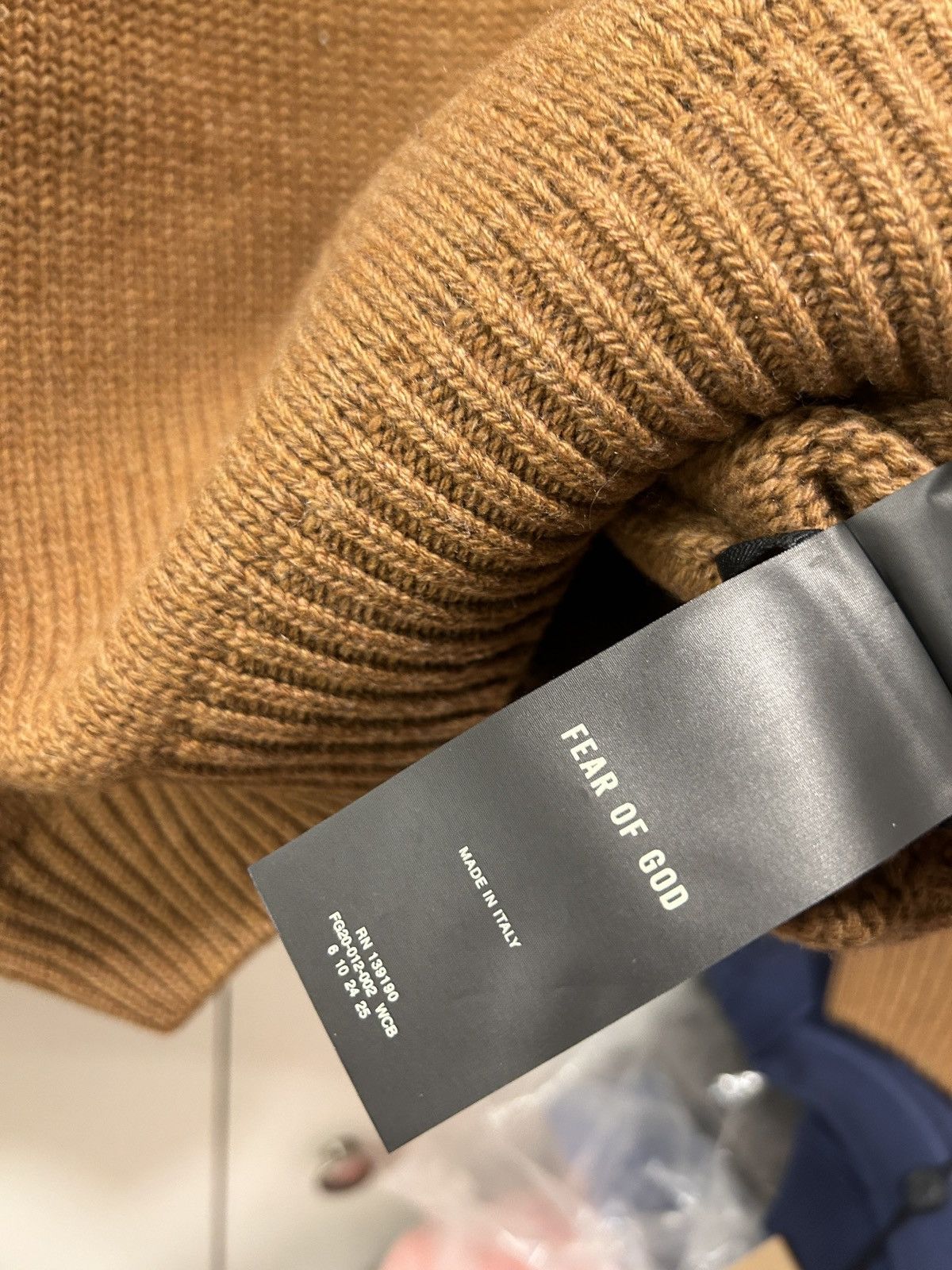 Fear of God Fear Of God - Wool Cashmere Sweater Brown medium Size US XL / EU 56 / 4 - 4 Thumbnail