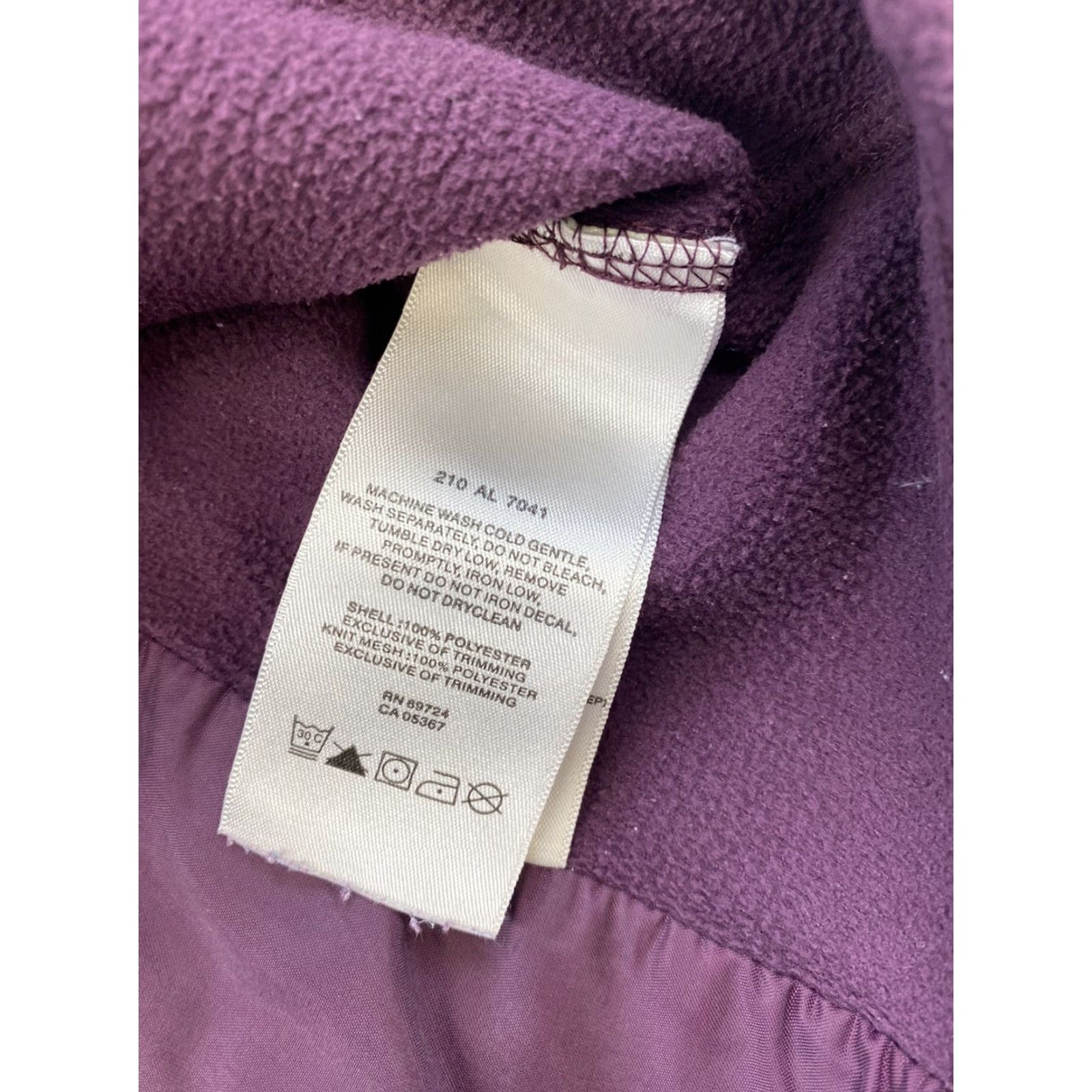 Vintage Columbia Jacket Womens XS Purple Fleece Full Zip Outdoor Logo College Casual Shirts? Size XS / US 0-2 / IT 36-38 - 4 Thumbnail