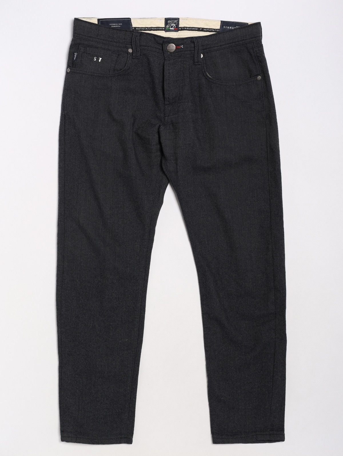 Other Tramarossa Sartoria Italy Dark Grey Wool Pants Trousers 33 Size US 33 - 1 Thumbnail