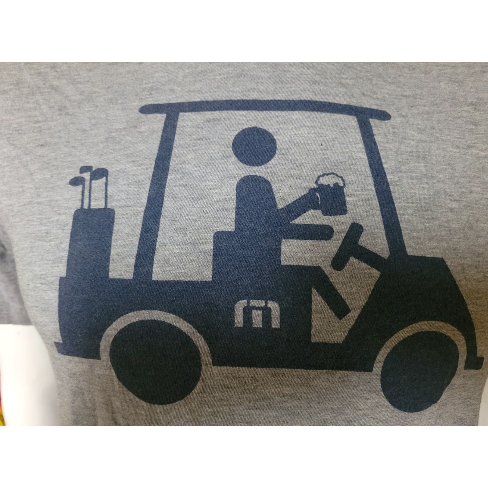 TravisMathew VINTAGE Travis Mathew Golf Cart Beer T Shirt S Small Gray Men T-Shirt Short Sleeve Crew Neck Size US S / EU 44-46 / 1 - 2 Thumbnail