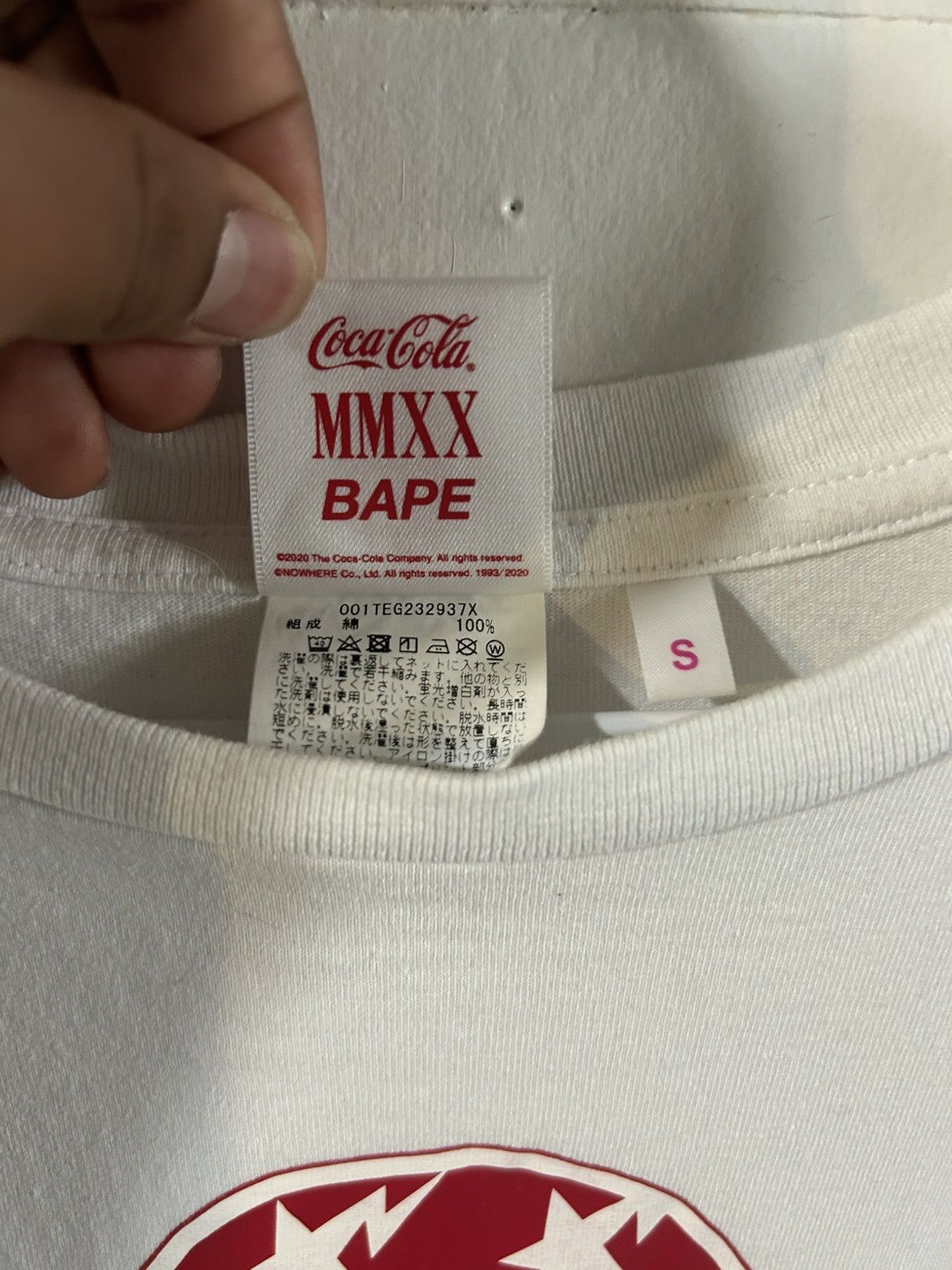 Bape Bape x coca cola Size US S / EU 44-46 / 1 - 9 Thumbnail