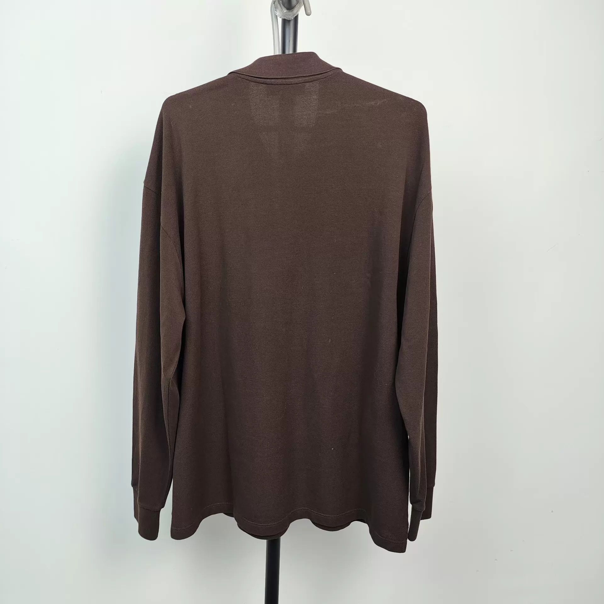 Miu Miu MIU MIU Brown Cotton Long Sleeve Polo Shirt XS Size US XS / EU 42 / 0 - 2 Thumbnail