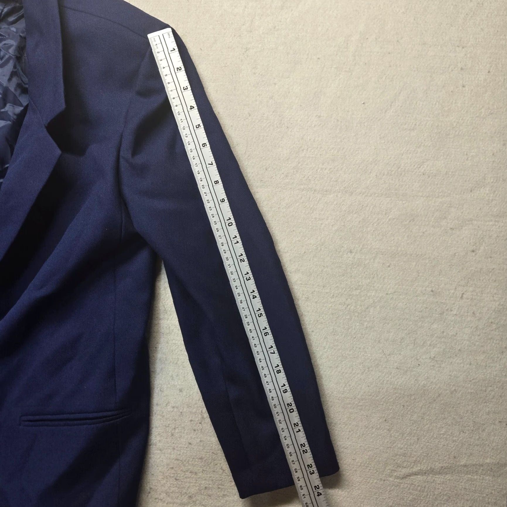 Vintage Donnkenny Classics Jacket Blazer Navy Blue Adult Women's Size 14 Size XL / US 12-14 / IT 48-50 - 7 Thumbnail
