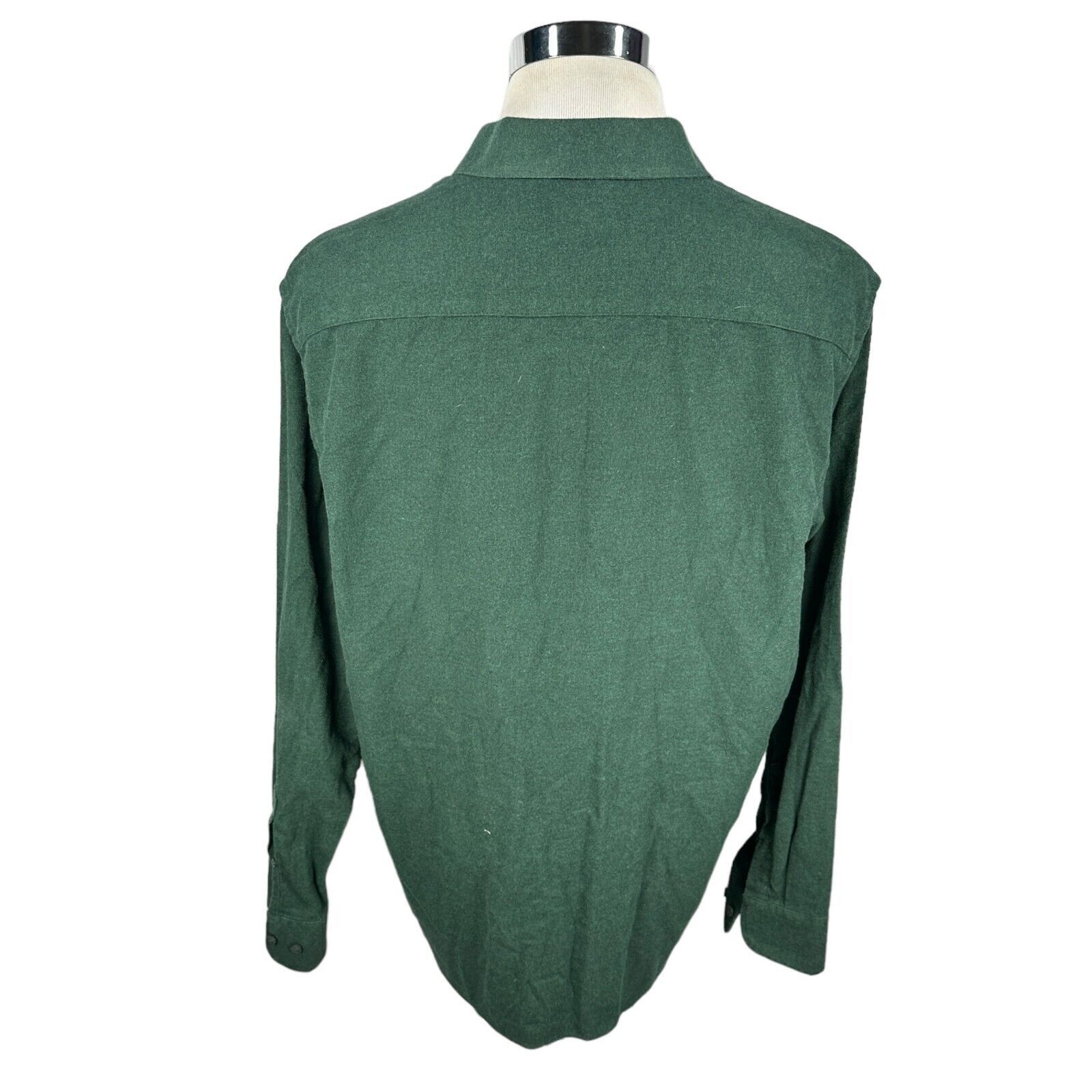 UNTUCKit Untuckit Flannel Shirt Men’s 2XL XXL Green 100 Cotton Slim Size US XXL / EU 58 / 5 - 4 Thumbnail
