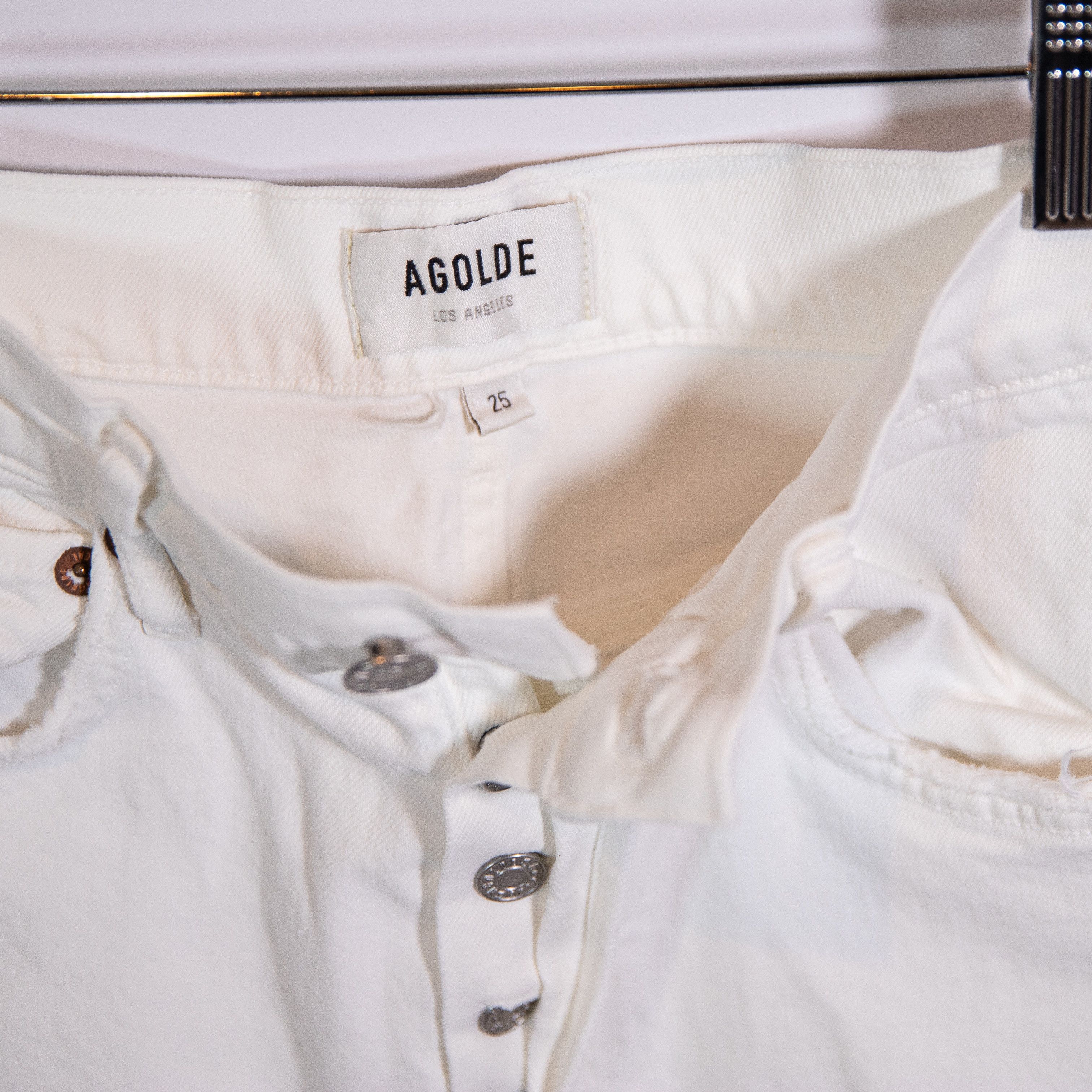 Agolde Agolde Women's Riley High Rise Straight Size 25" / US 0 / IT 36 - 2 Thumbnail