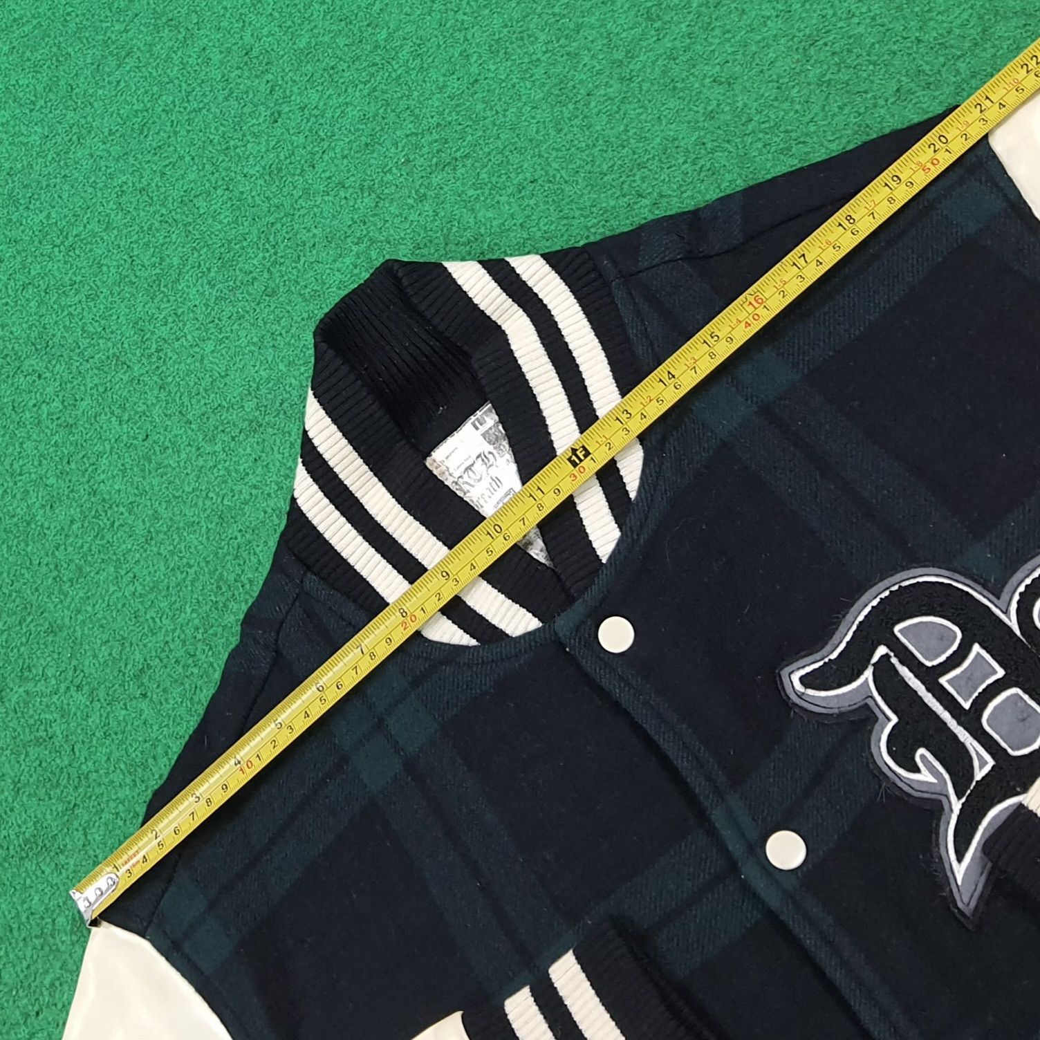 Japanese Brand Vintage Doobierex Plaid Varsity Jacket Wool Blend C309N15 Size US L / EU 52-54 / 3 - 11 Thumbnail