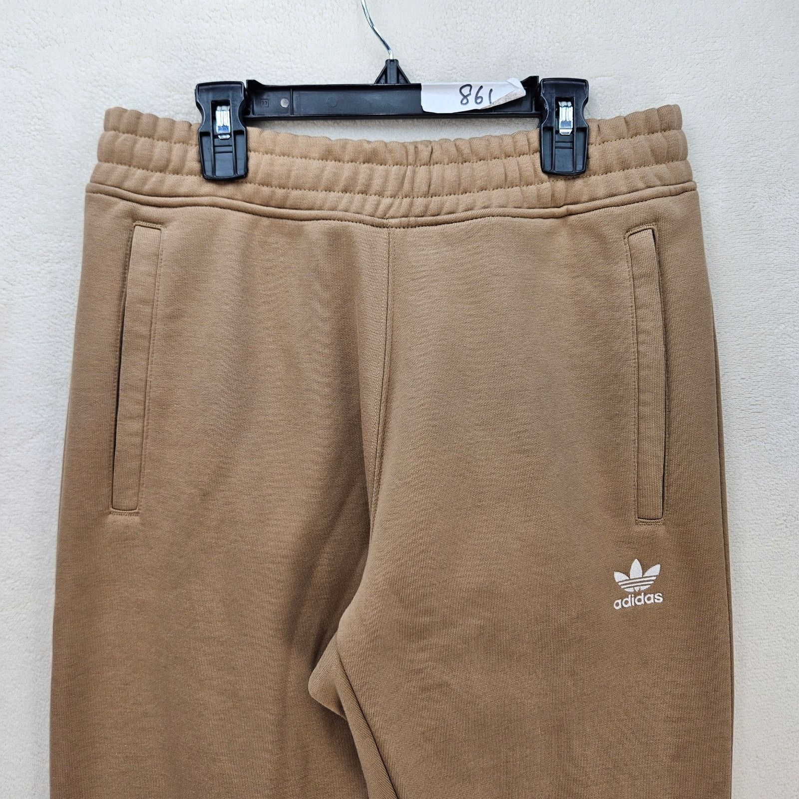 Adidas ADIDAS ORIGINALS MEN'S SMALL KHAKI SWEATPANTS JW3614 NWT Size US 28 / EU 44 - 2 Thumbnail