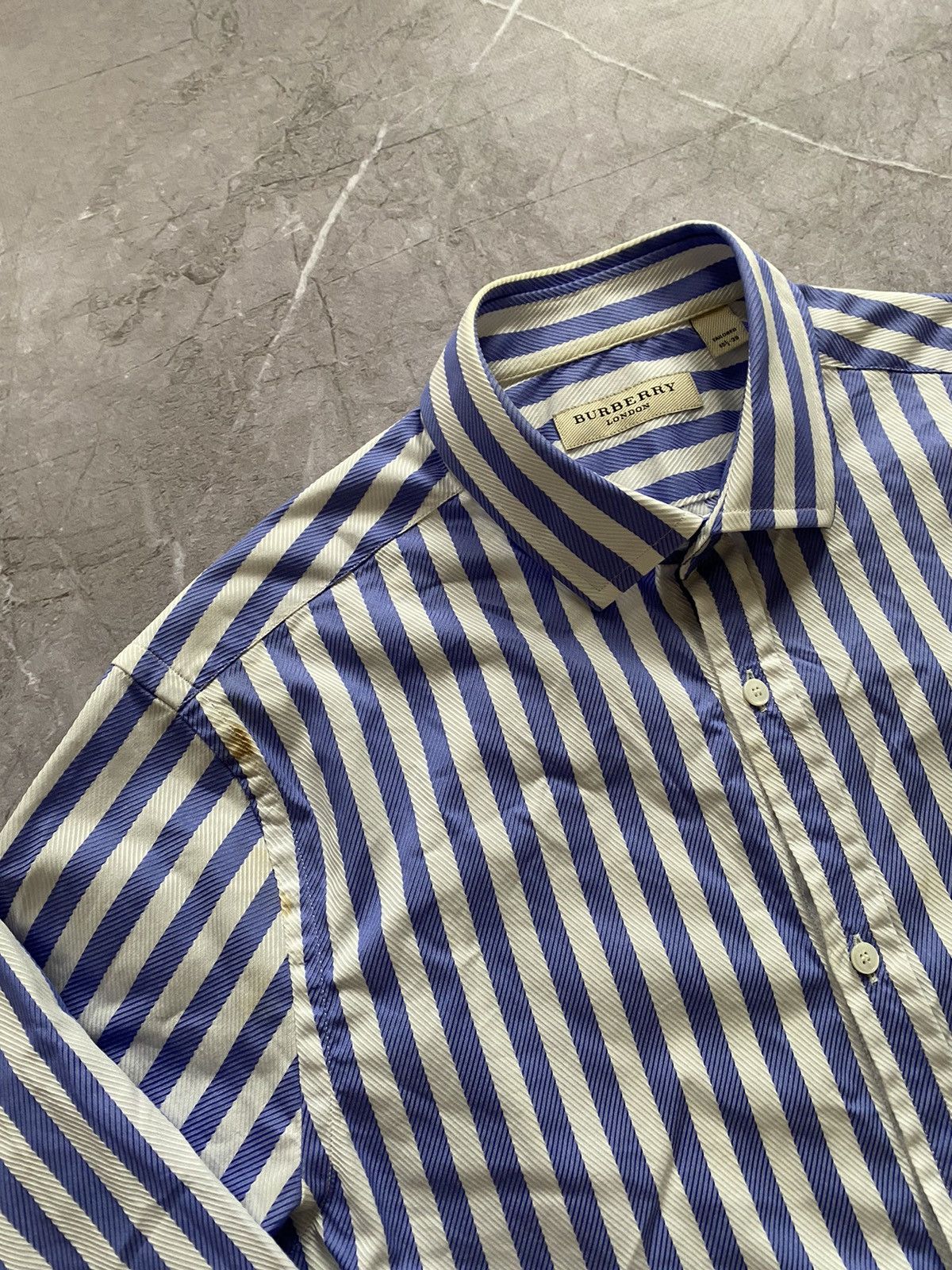 Burberry × Vintage Rare Y2K Burberry London Shirt Button Up Long sleeve Size US M / EU 48-50 / 2 - 4 Thumbnail