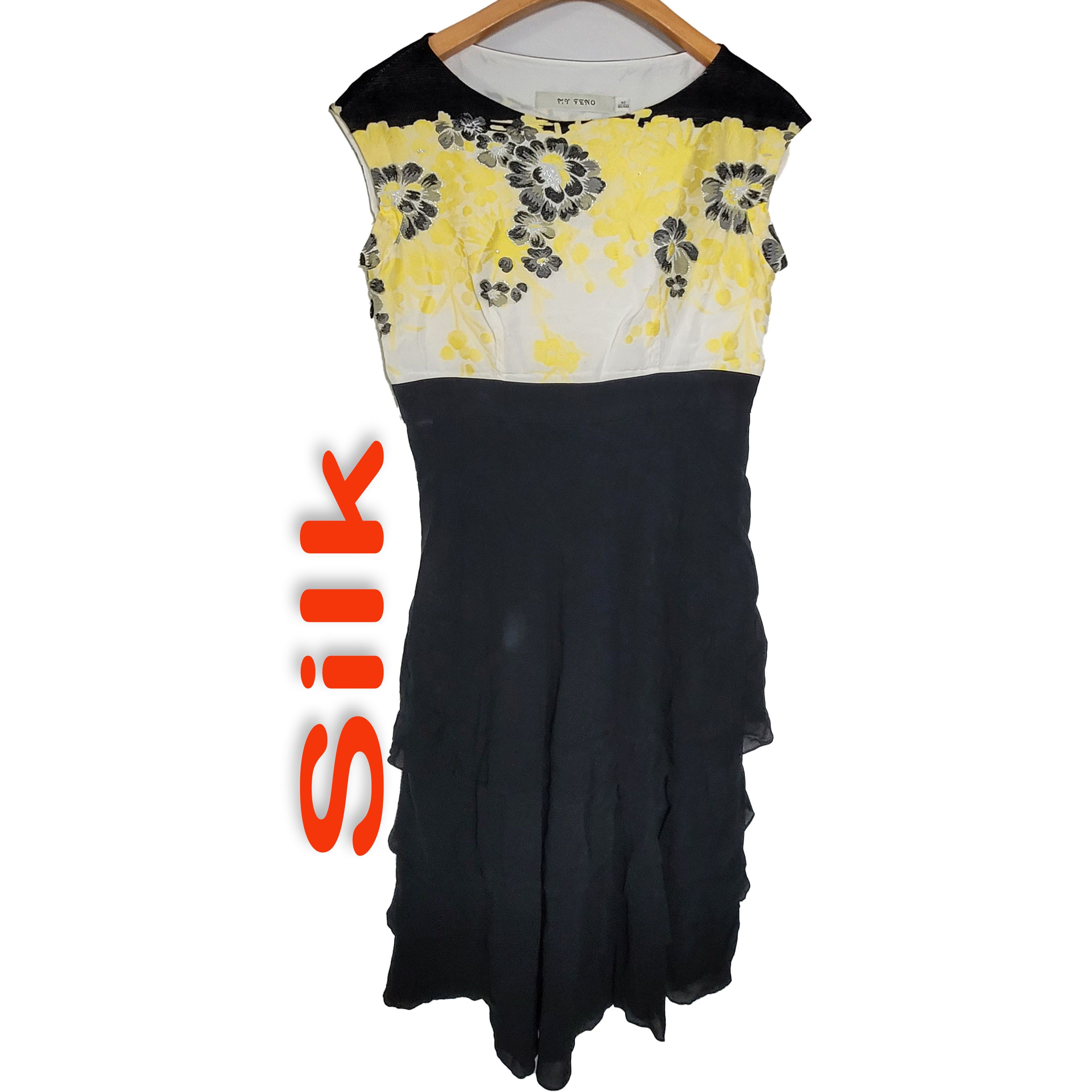 Other Women's Silk Size S Sleeveless Strap Slip Tank Dress SDB598 Size S / US 4 / IT 40 - 1 Thumbnail