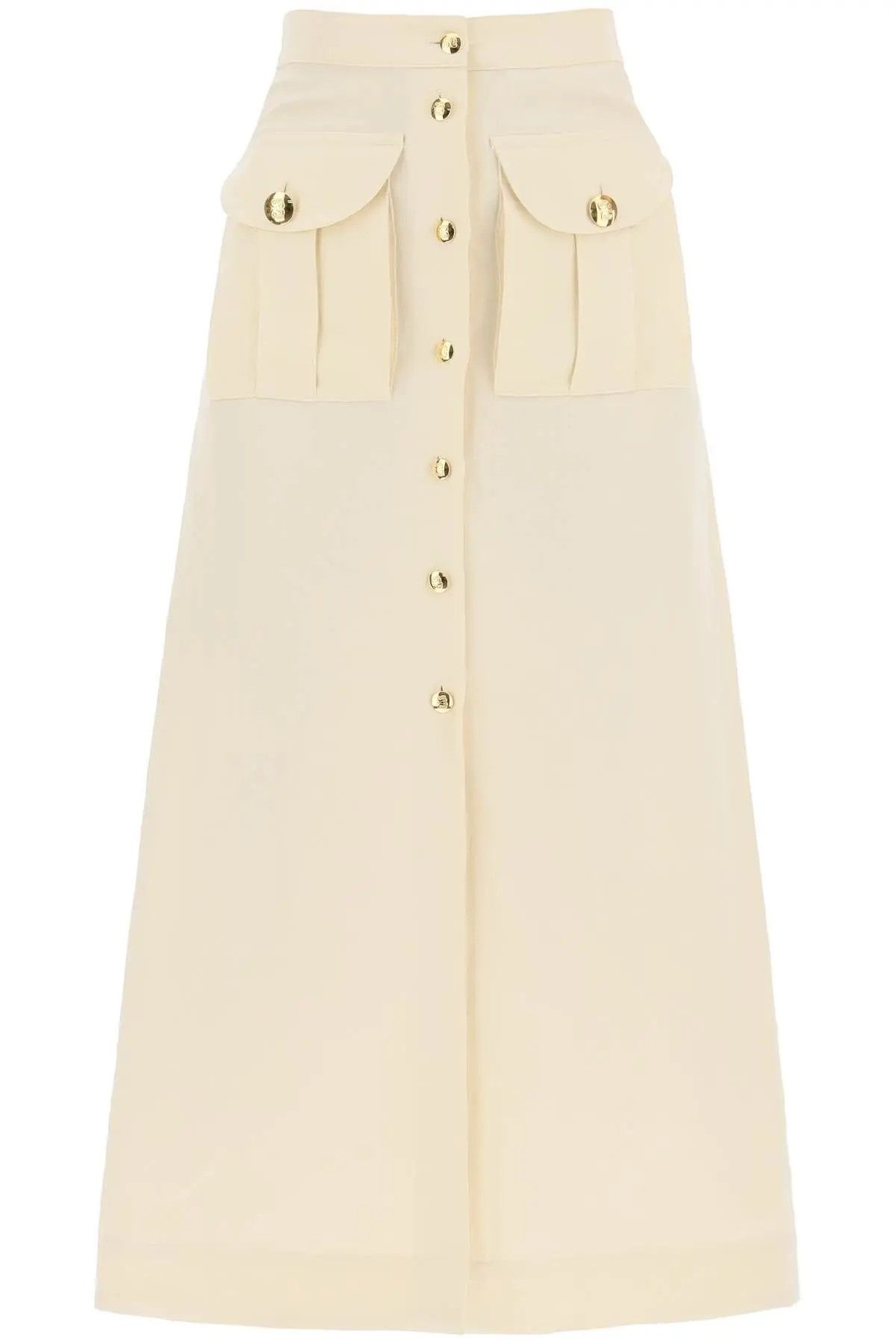 o1s22i1n0424 Savannah Appaloosa Maxi Skirt in Ivory