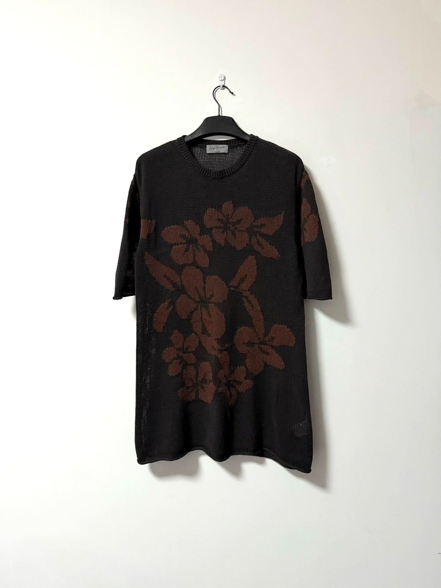 Yohji Yamamoto Yohji Yamamoto Floral Knit Sweater Size US L / EU 52-54 / 3 - 1 Thumbnail