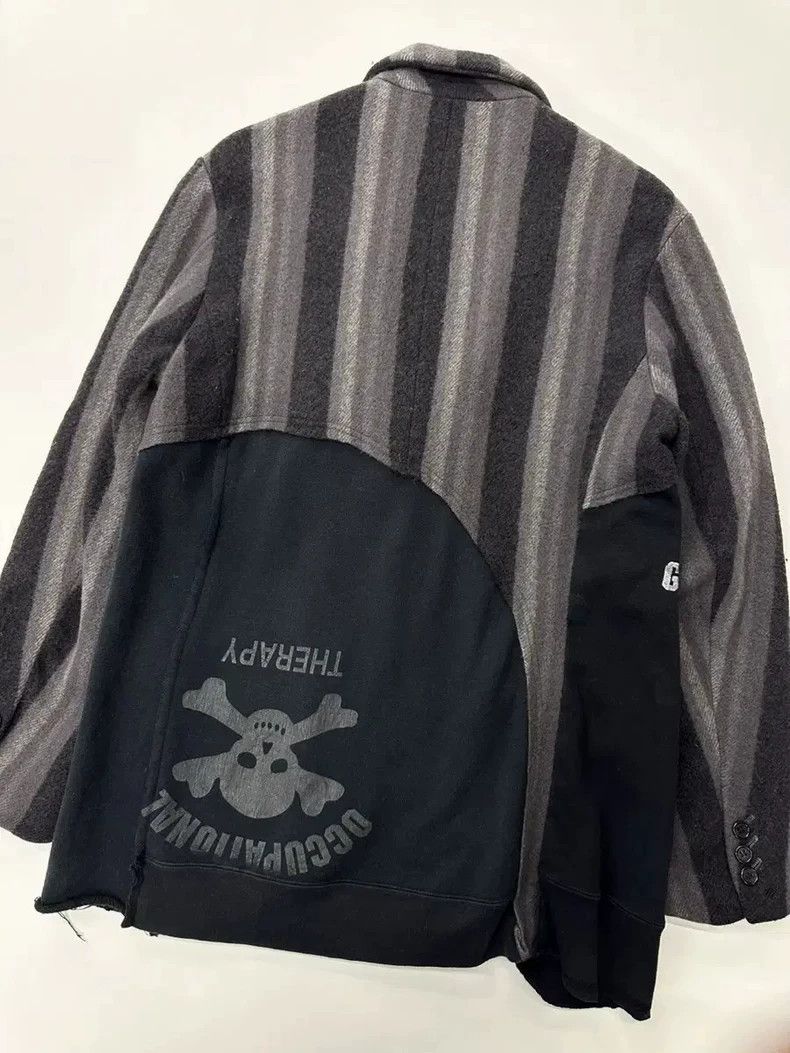 Undercover UNDERCOVER 03aw paper dollman striped patchwork jacket 2505 Size US L / EU 52-54 / 3 - 2 Thumbnail