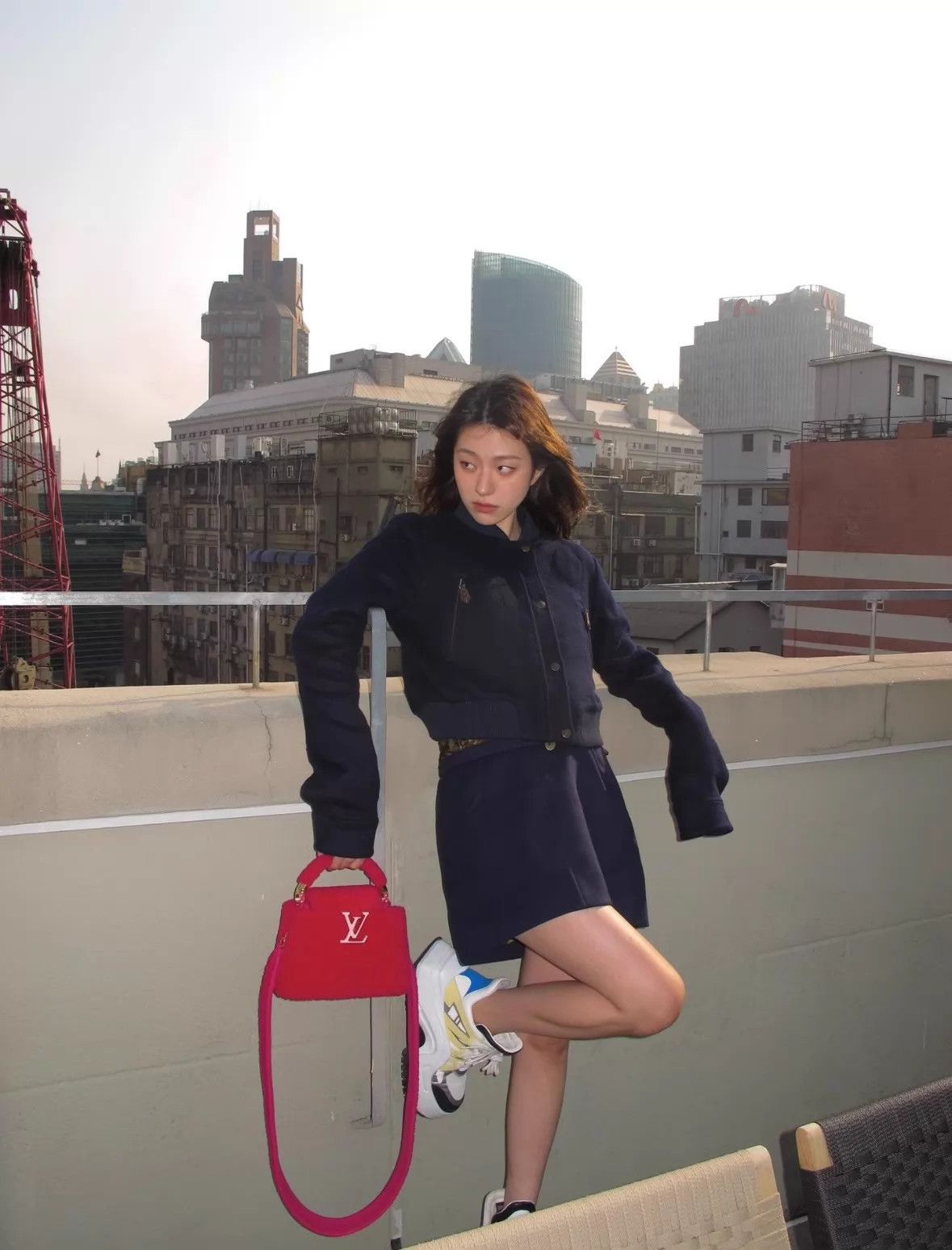 Louis Vuitton LV New Women's Short Navy Blue Cashmere Pilot Jacket Size S / US 4 / IT 40 - 7 Thumbnail