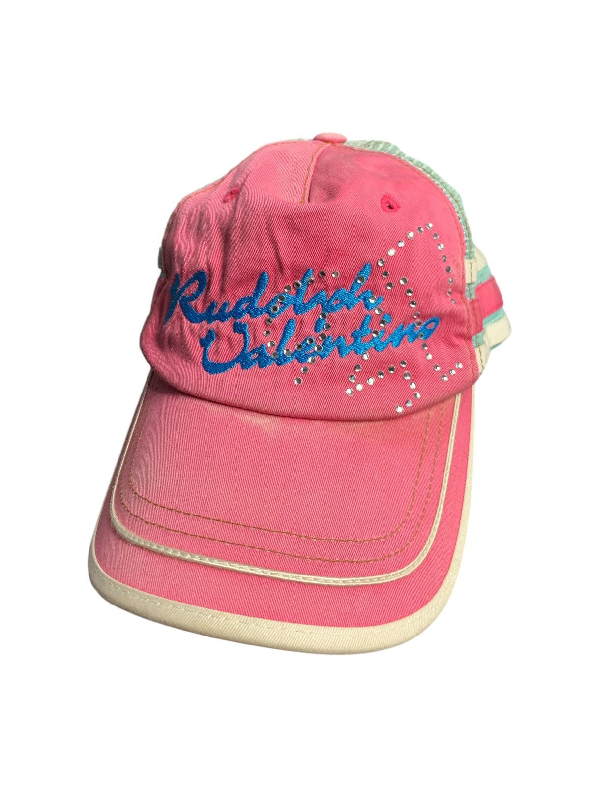 Valentino Two Rudolph Valentino Garavanni Trucker Hat Size ONE SIZE - 6 Thumbnail