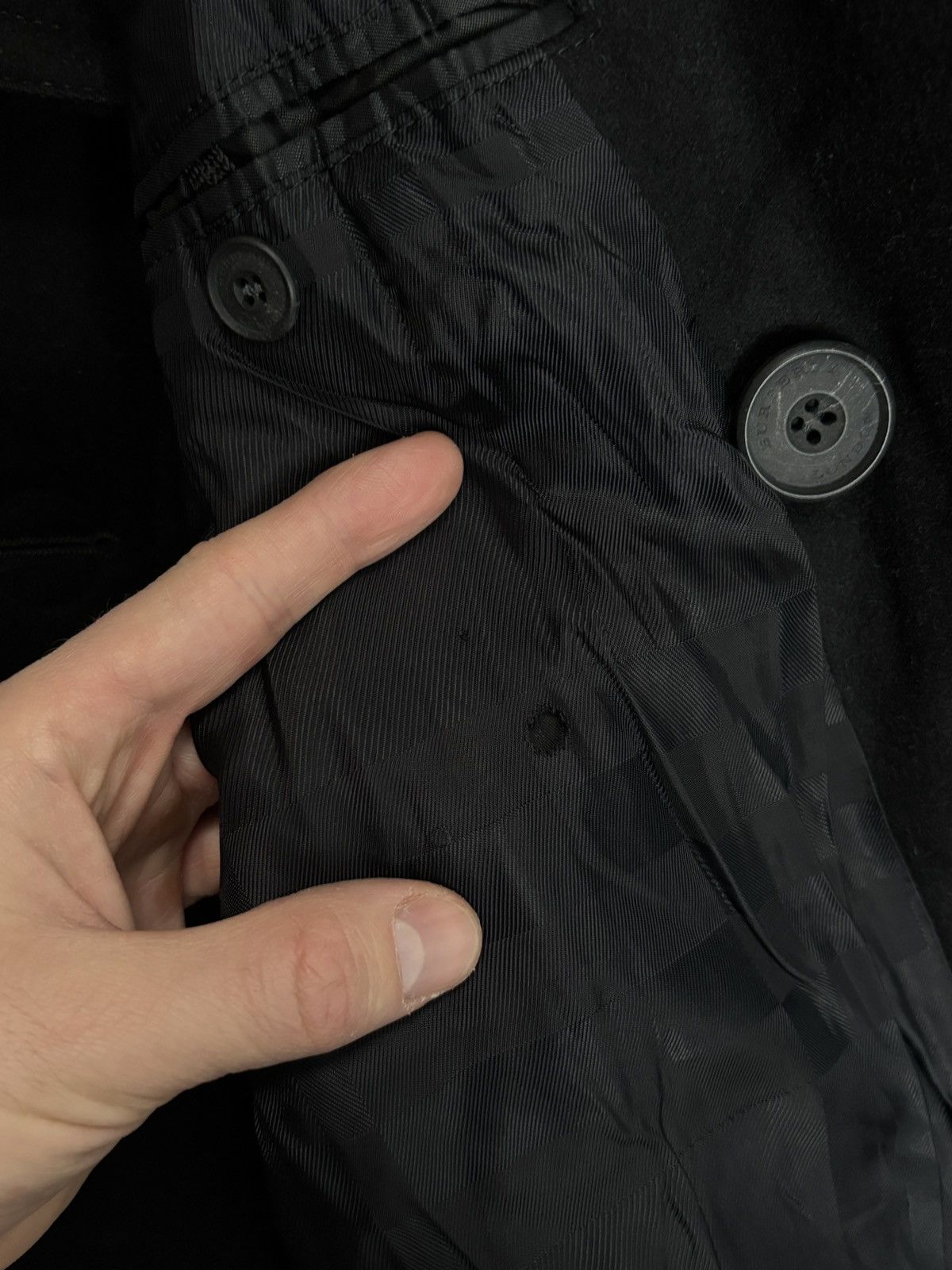 Burberry Burberry Double Breasted Wool Cashmere Short Coat Jacket Size US M / EU 48-50 / 2 - 8 Thumbnail