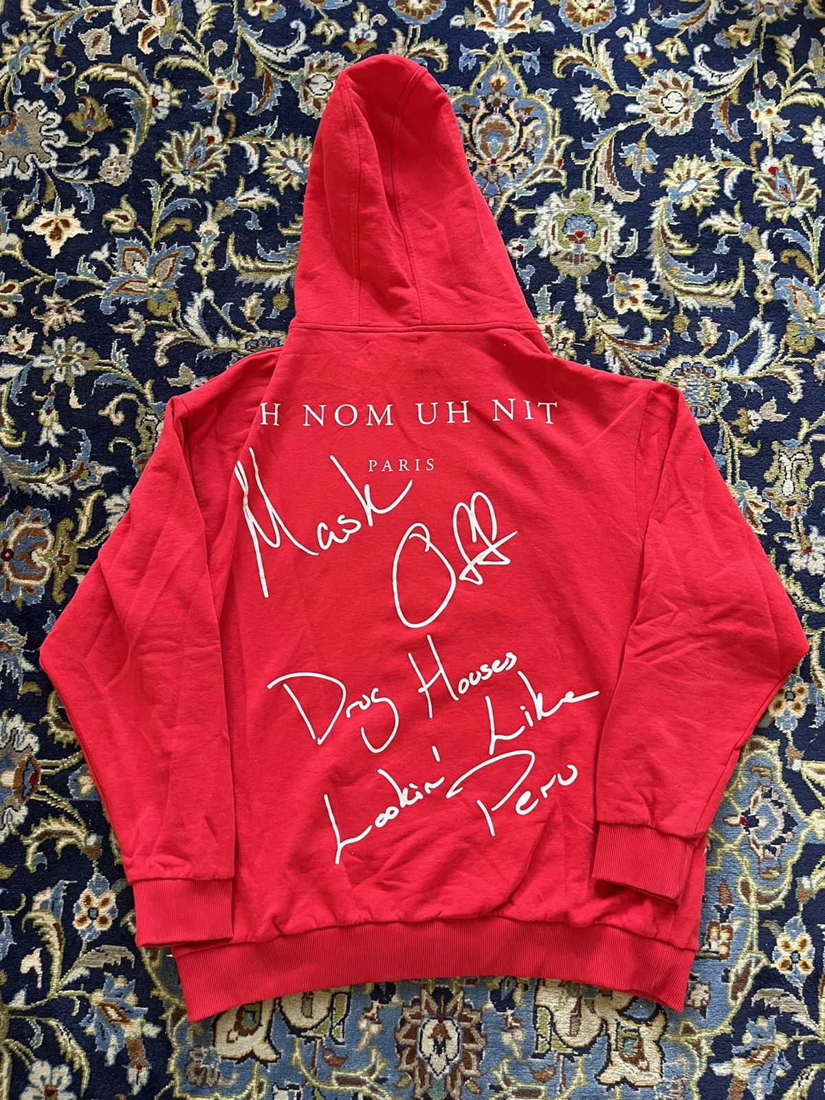 Ih Nom Uh Nit Red Future Mask Hoodie Size US XL / EU 56 / 4 - 2 Thumbnail