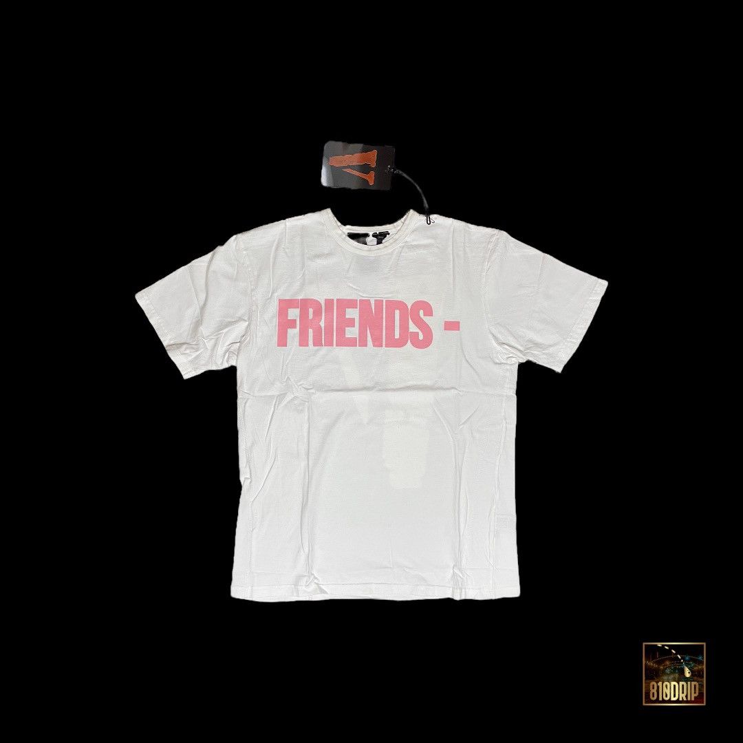 Vlone Vlone Pink Friends Tee White (M) Size US M / EU 48-50 / 2 - 1 Thumbnail