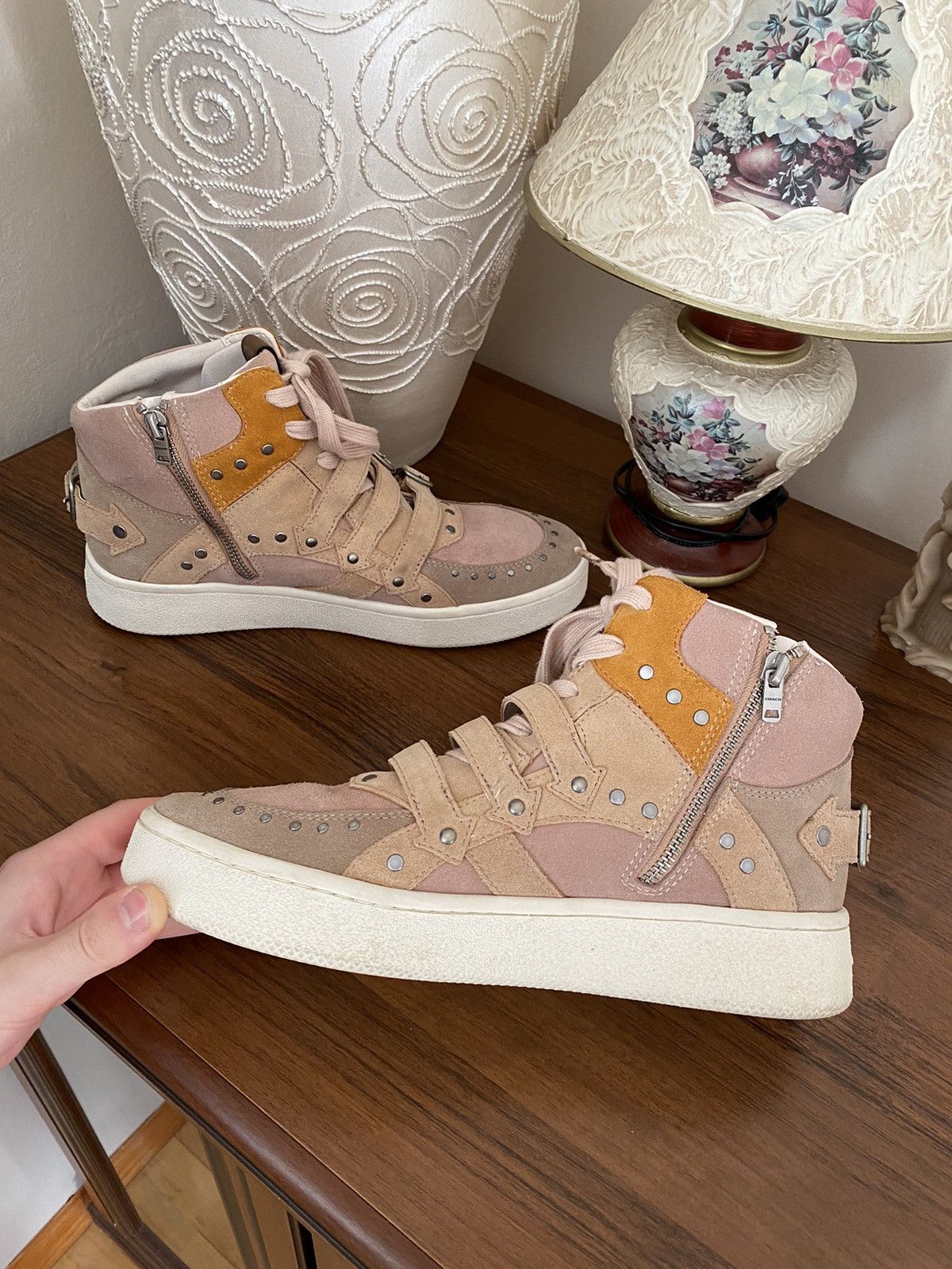 Coach × Vintage Coach C219 High Top Sneaker Size US 9.5 / IT 39.5 - 3 Thumbnail