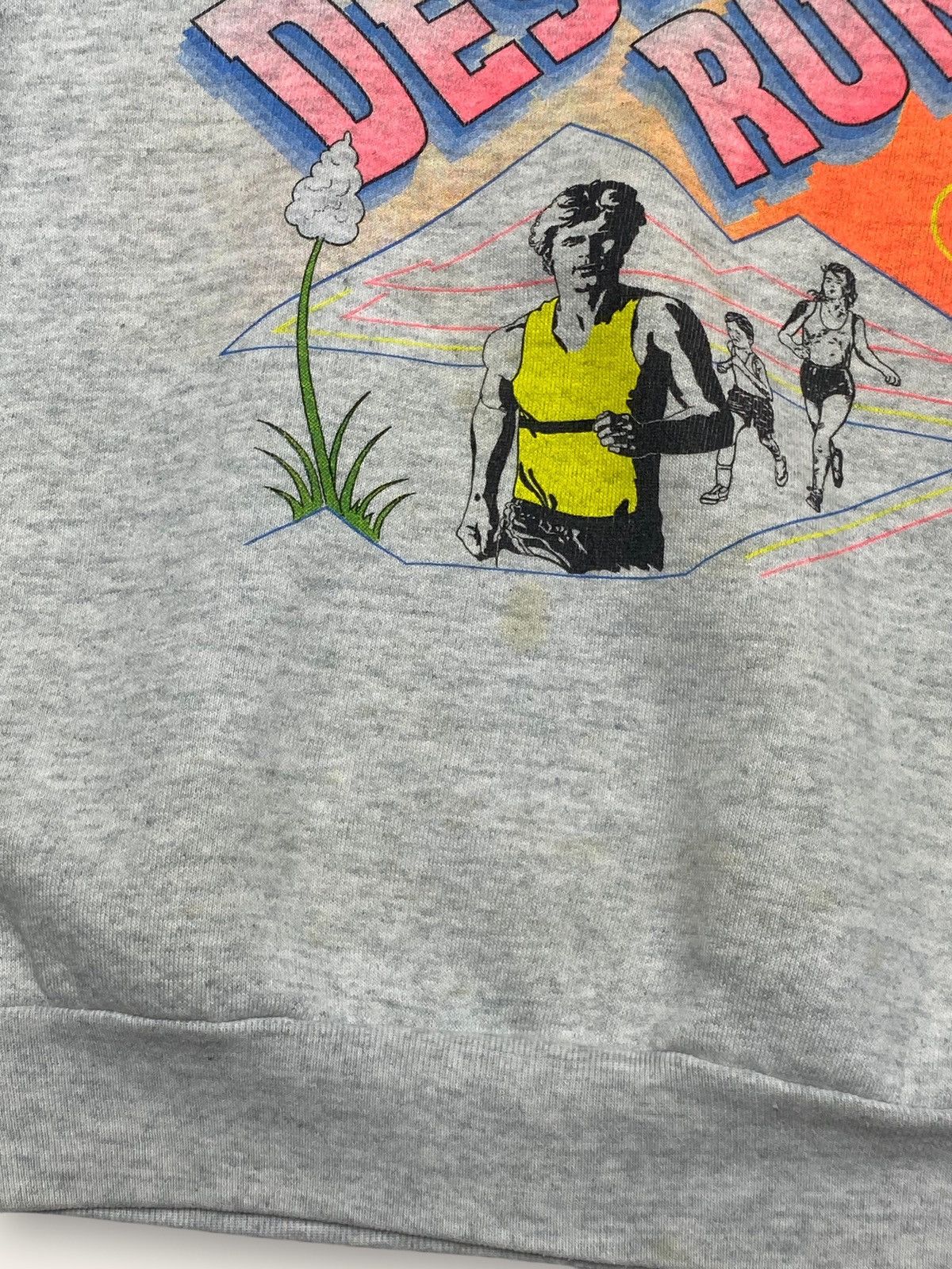 Other 90s Vintage DESERT RUN Volunteer Marathon Sweatshirt Size US S / EU 44-46 / 1 - 7 Thumbnail
