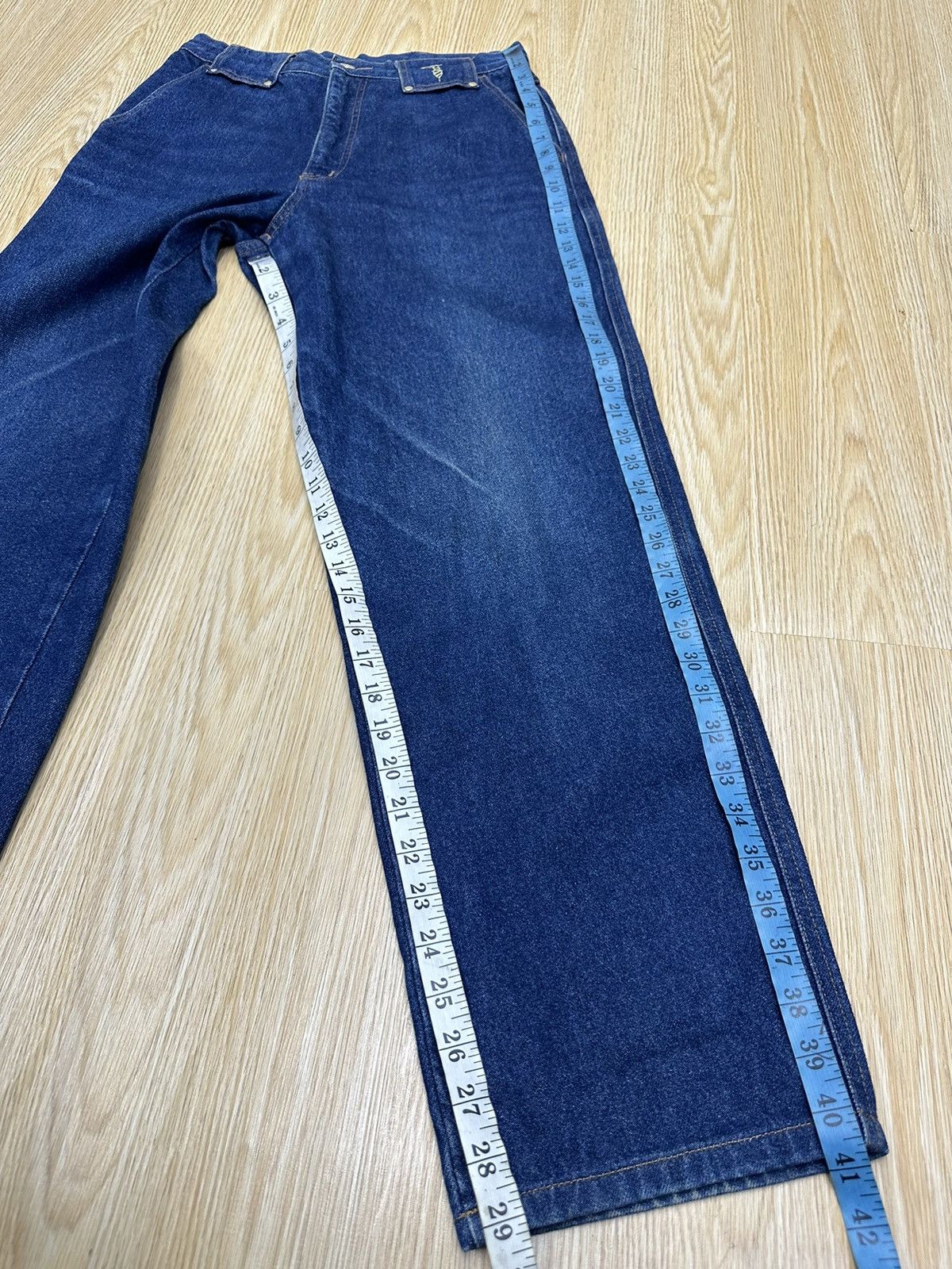 Designer × Trussardi × Vintage Vintage Trussardi Classic Baggy Denim F7 Size US 29 - 11 Thumbnail
