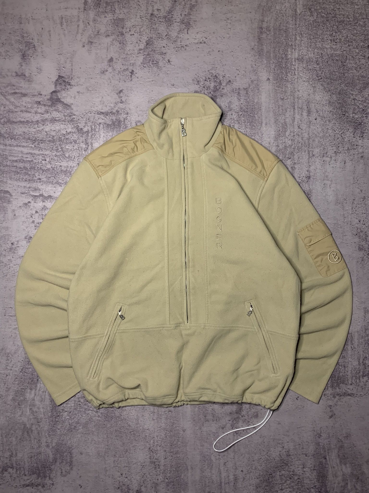 Bogner Bogner Beige Ski Fleece Jacket Men’s Size L/XL Size US L / EU 52-54 / 3 - 3 Thumbnail
