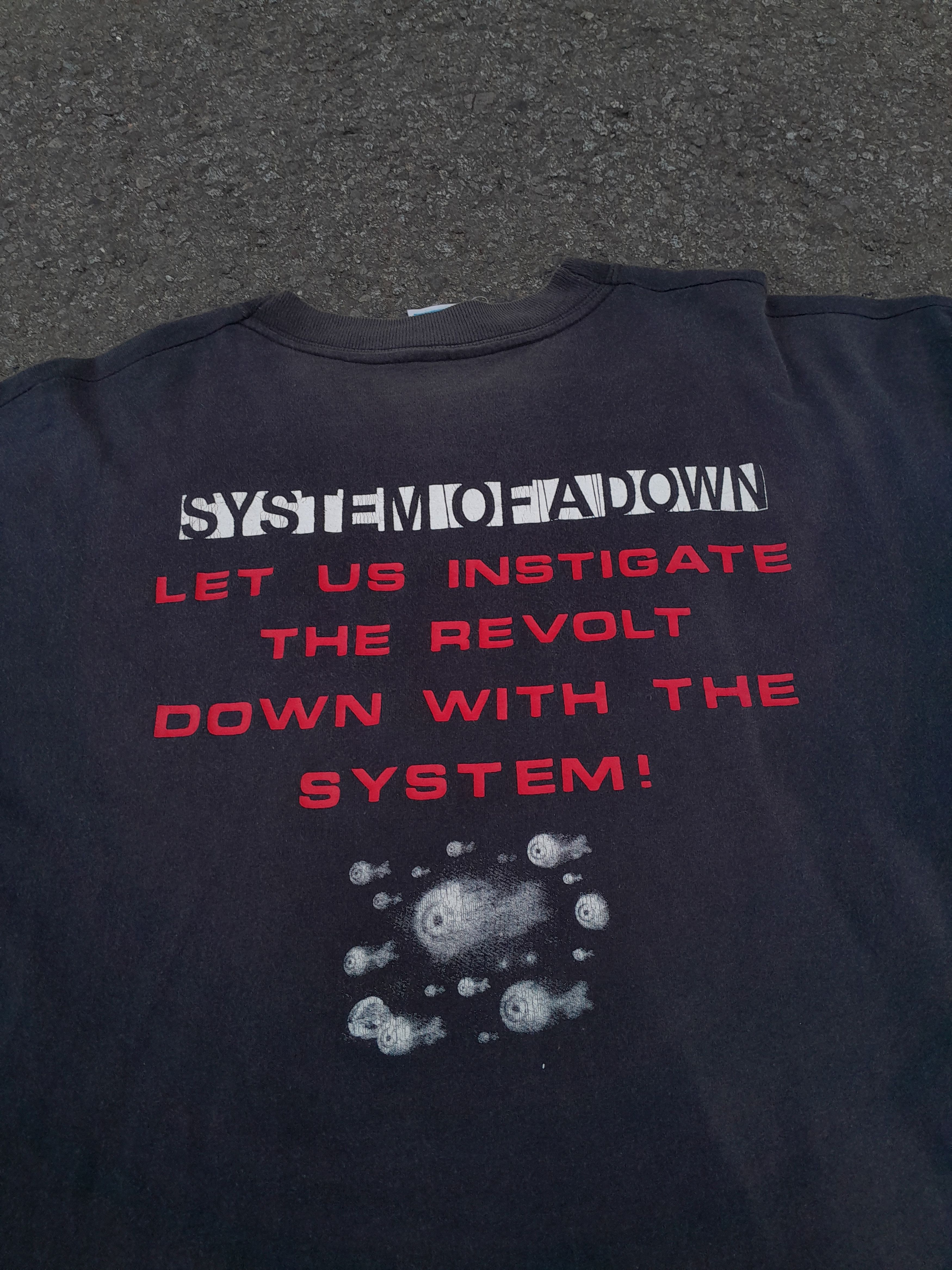 Rap Tees Rare Vintage 90s System Of A Down Promo tee Longsleeve shirt Size US XL / EU 56 / 4 - 16 Thumbnail