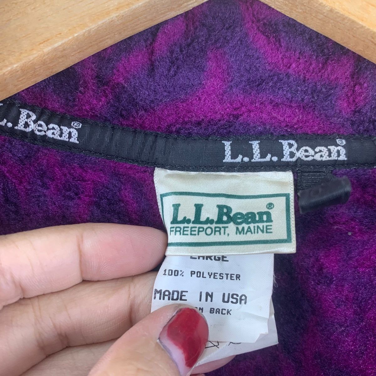 L.L. Bean Vintage L.L BEAN NAVAJO Zipper Fleece Sweater Size US L / EU 52-54 / 3 - 3 Thumbnail